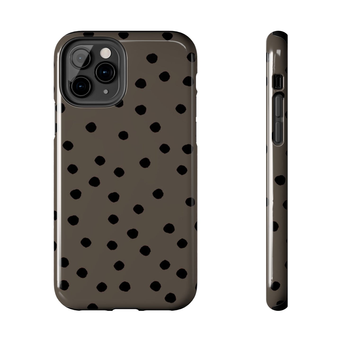 Dinky Dots Toast / Black Phone Case