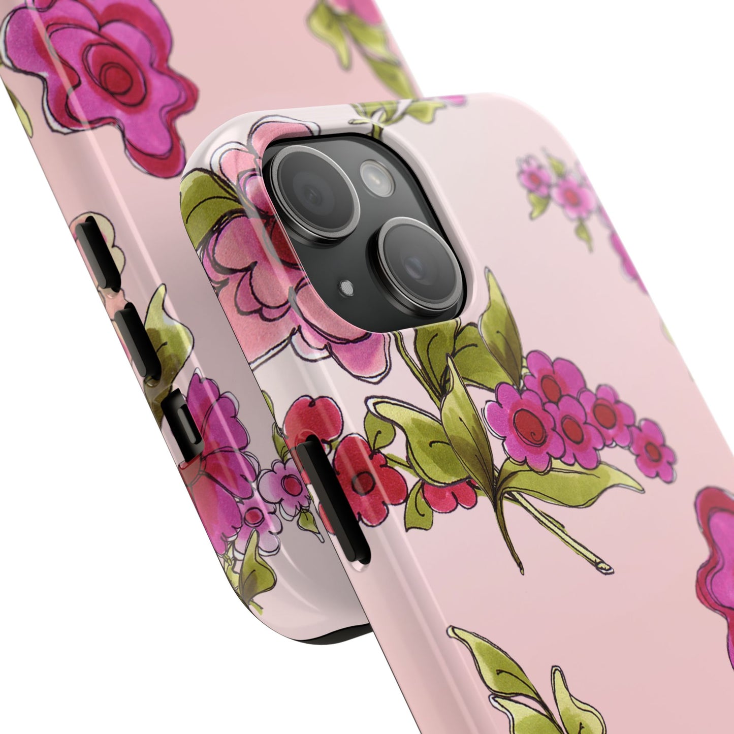 Jumbo Floral Pink Phone Case