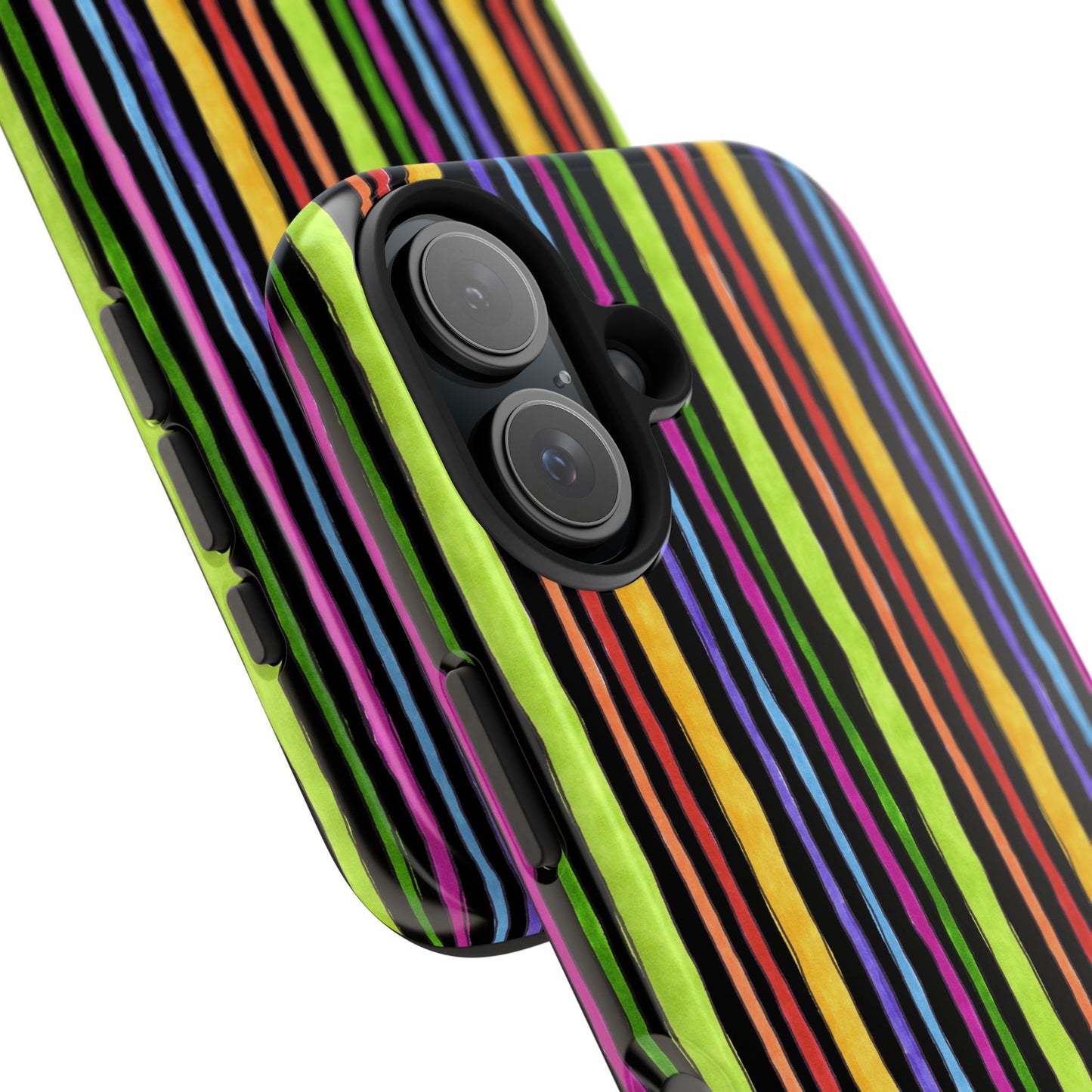 Stripe Fancy Black Phone Case