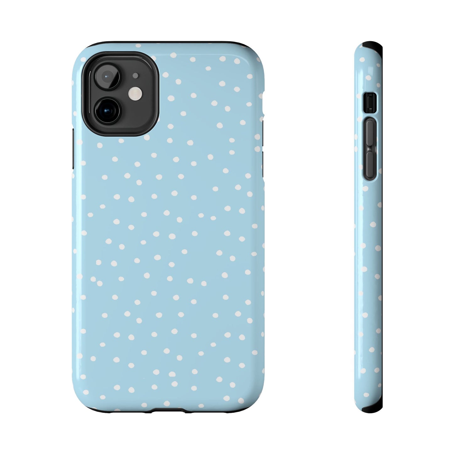Dinky Dots Aqua / White Phone Case