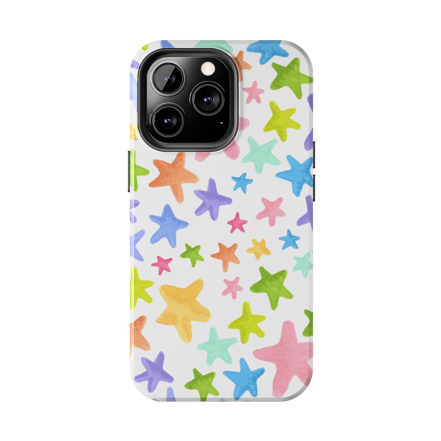 Happy Stars White Phone Case