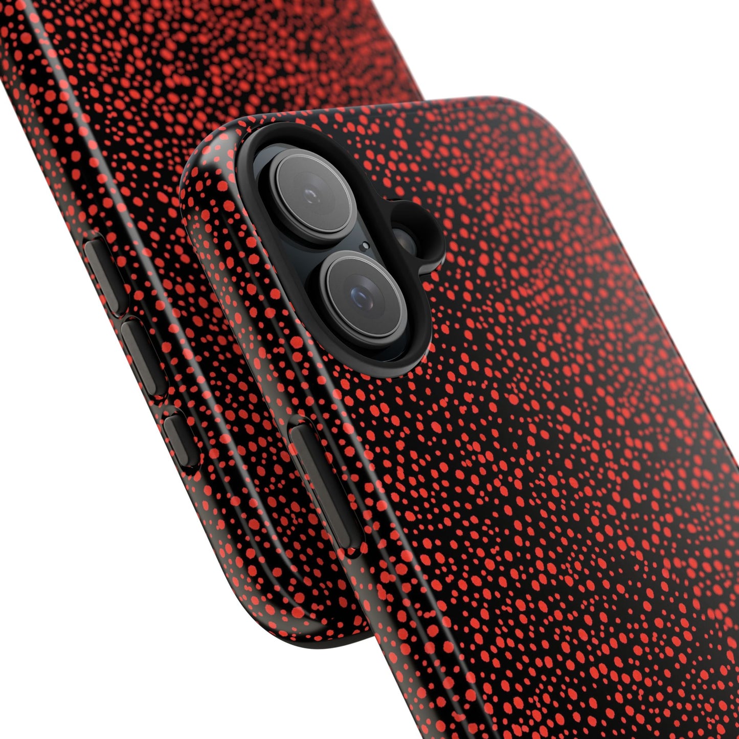 Confetti Red / Black Phone Case