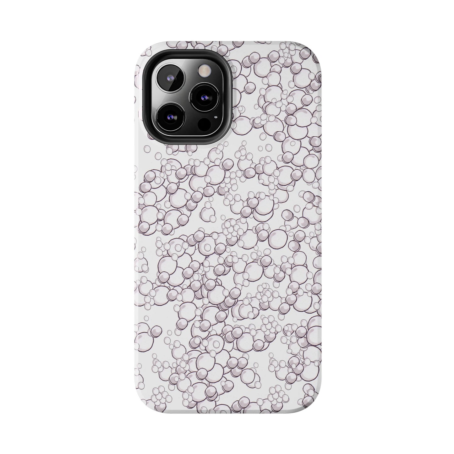 Bubble Dots White Phone Case