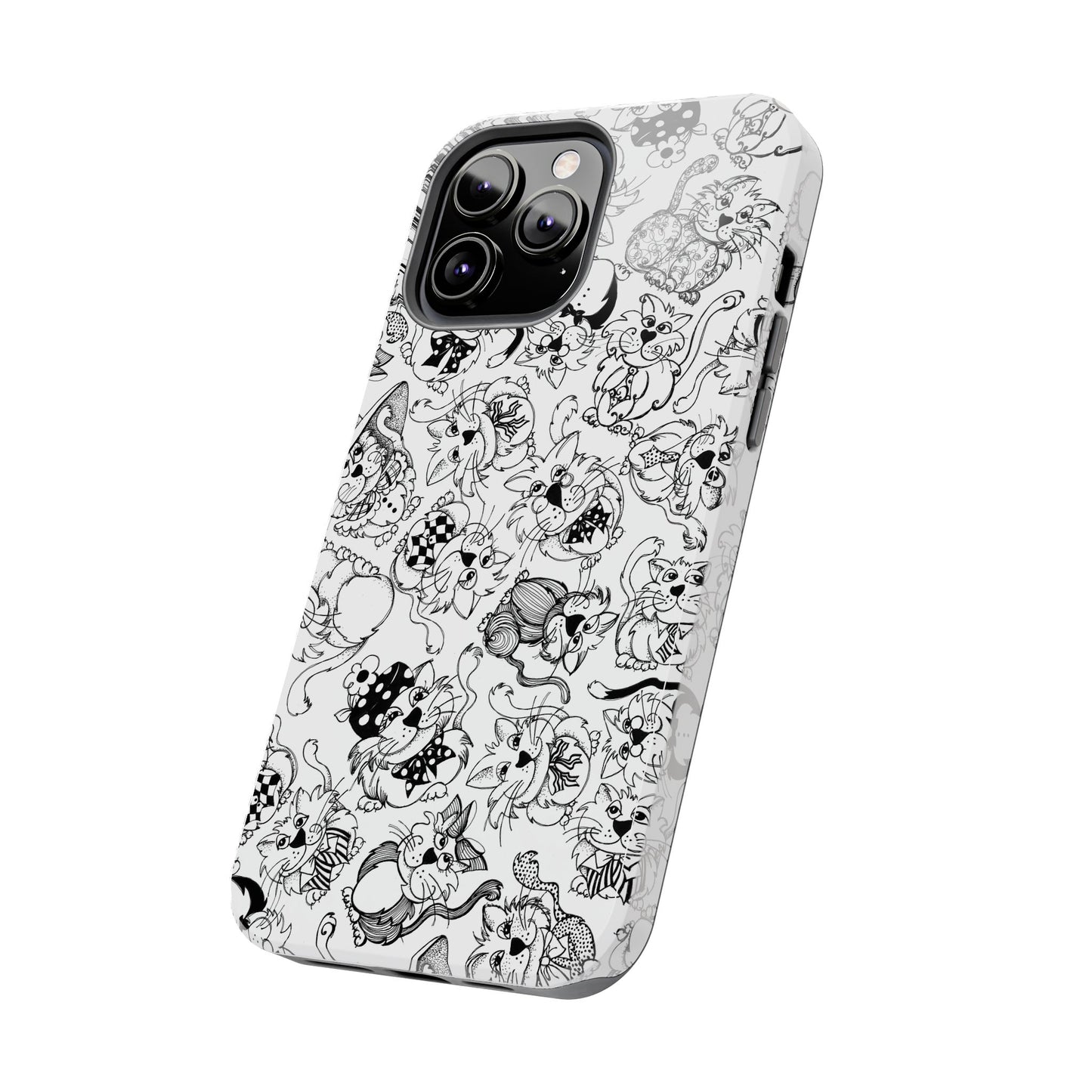 So Kitties Tossed White Phone Case