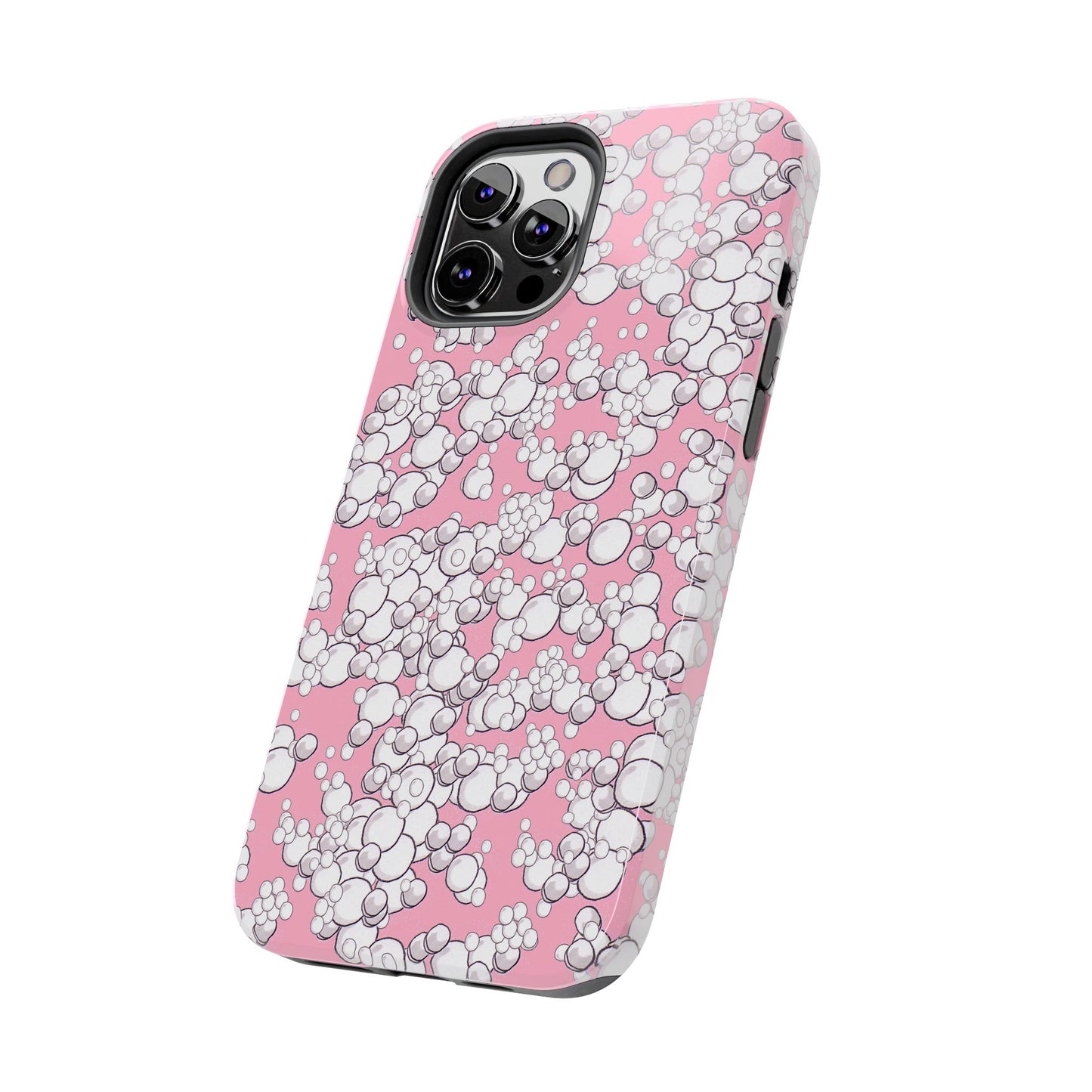 Bubble Dots Pink Phone Case