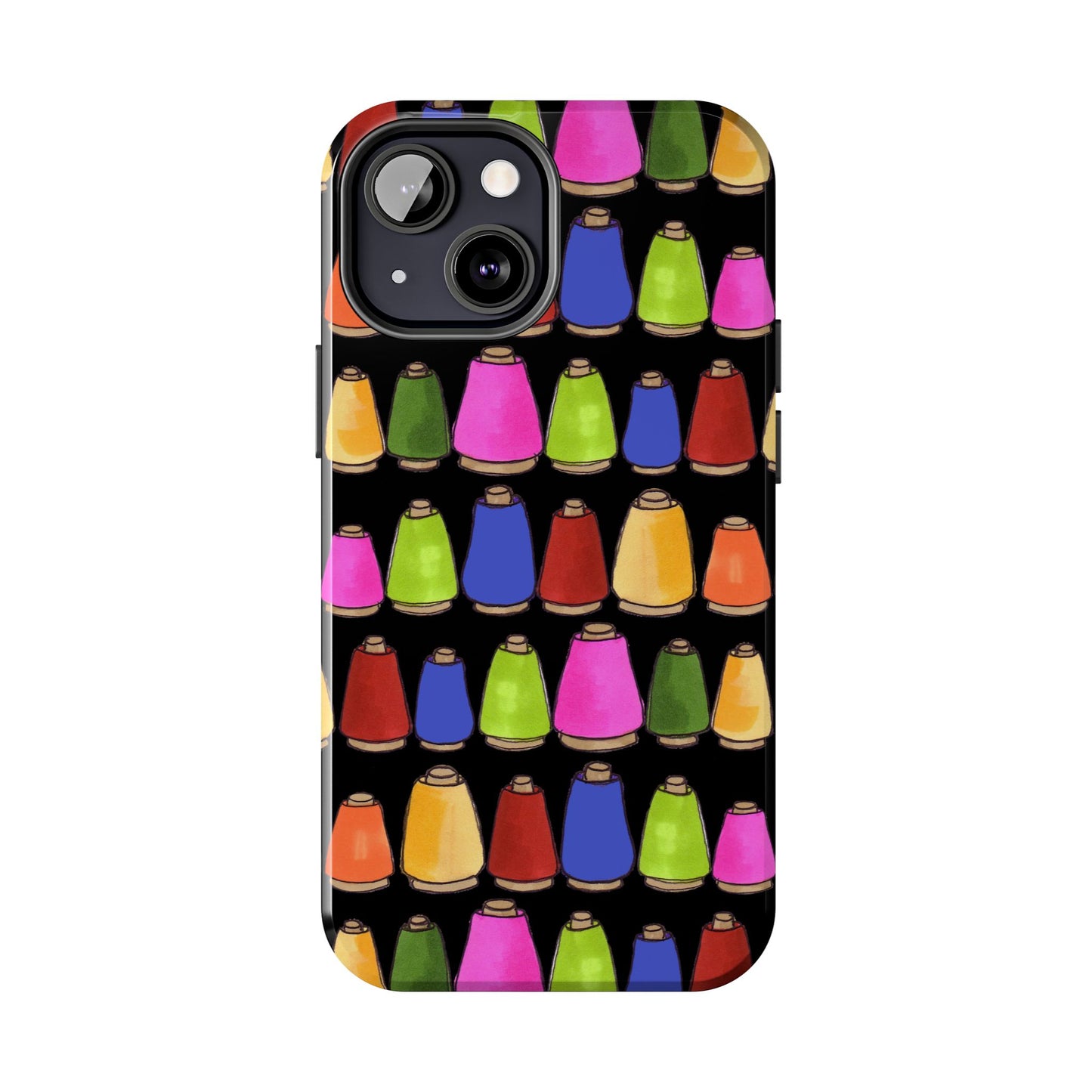 Coneiferous Black / Multi Phone Case