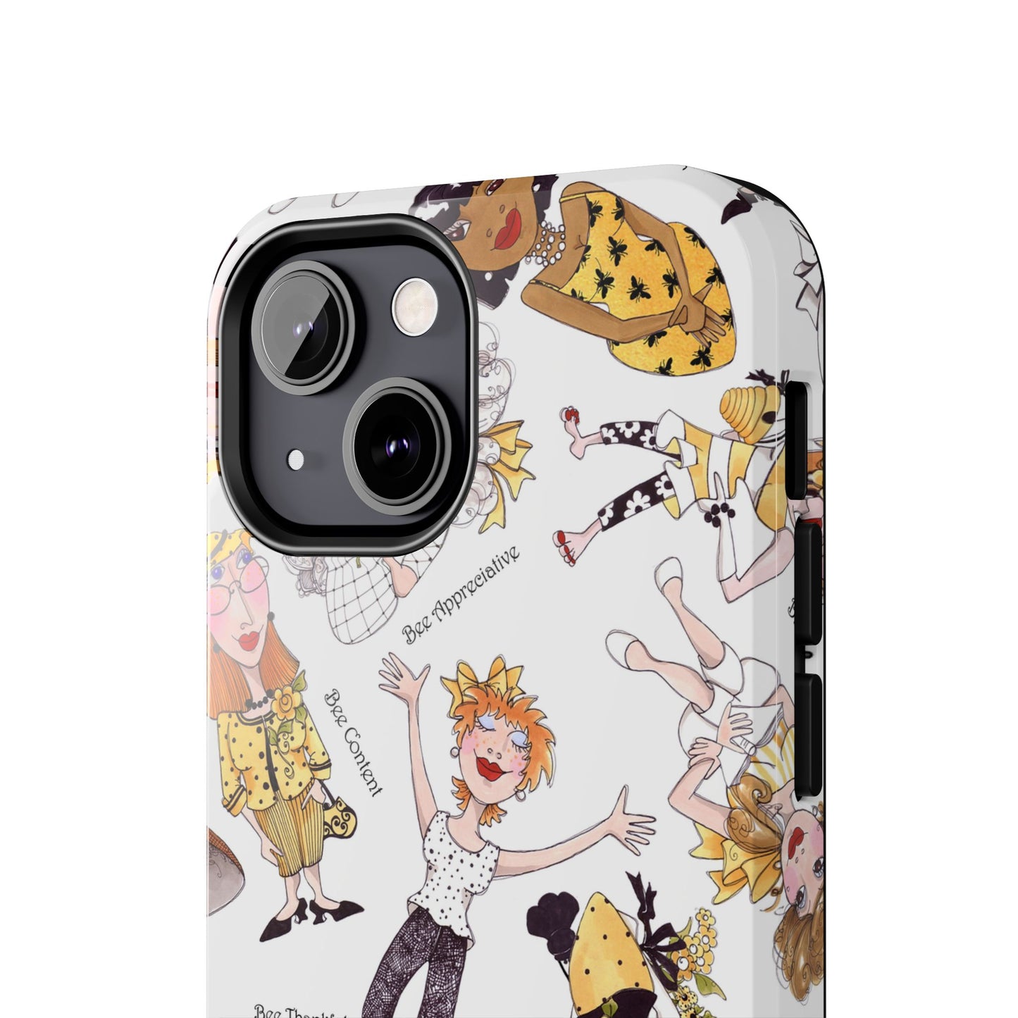 Bee Tossed White Phone Case