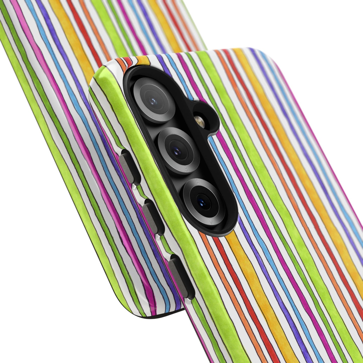 Stripe Fancy White Phone Case