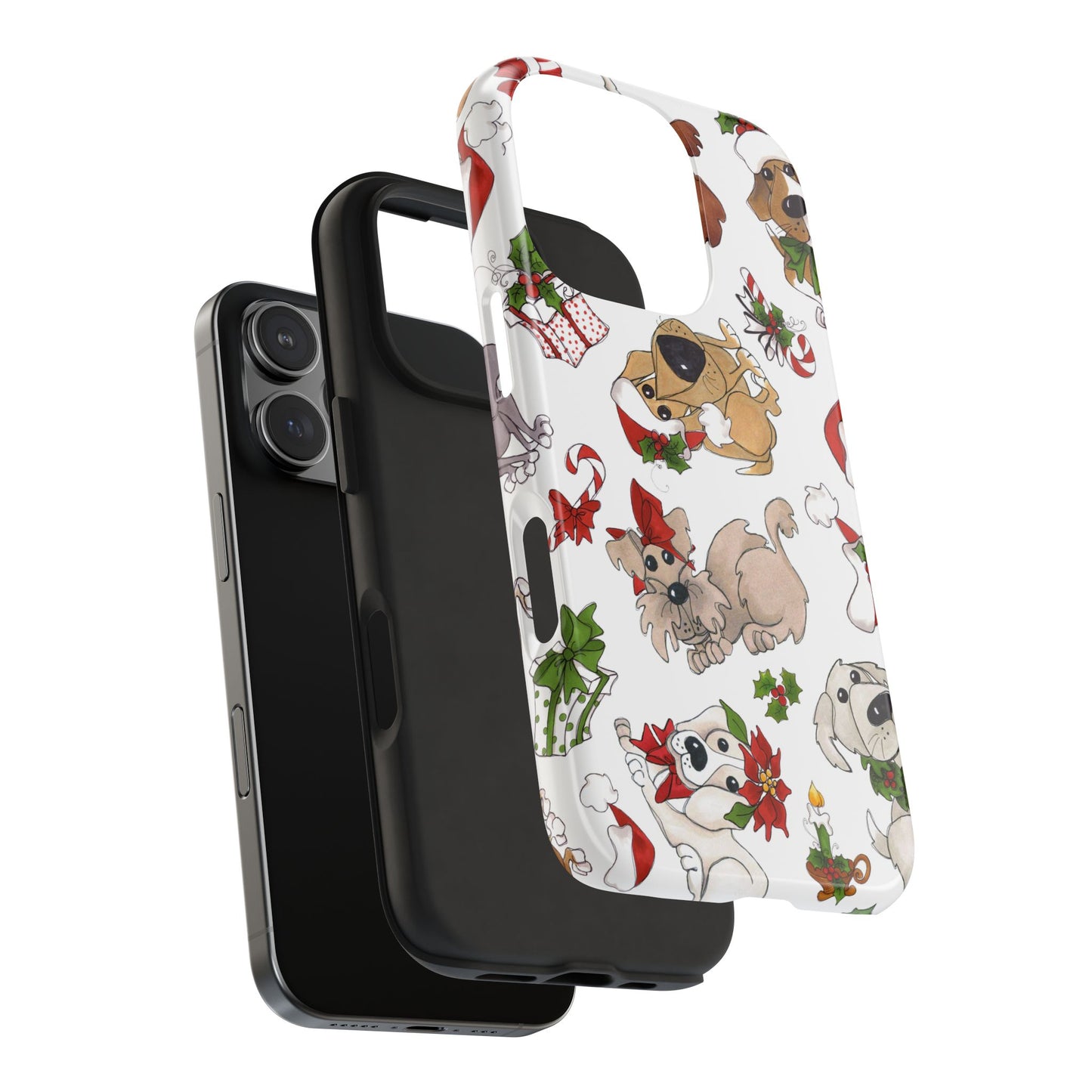 Doggie Toss White Phone Case