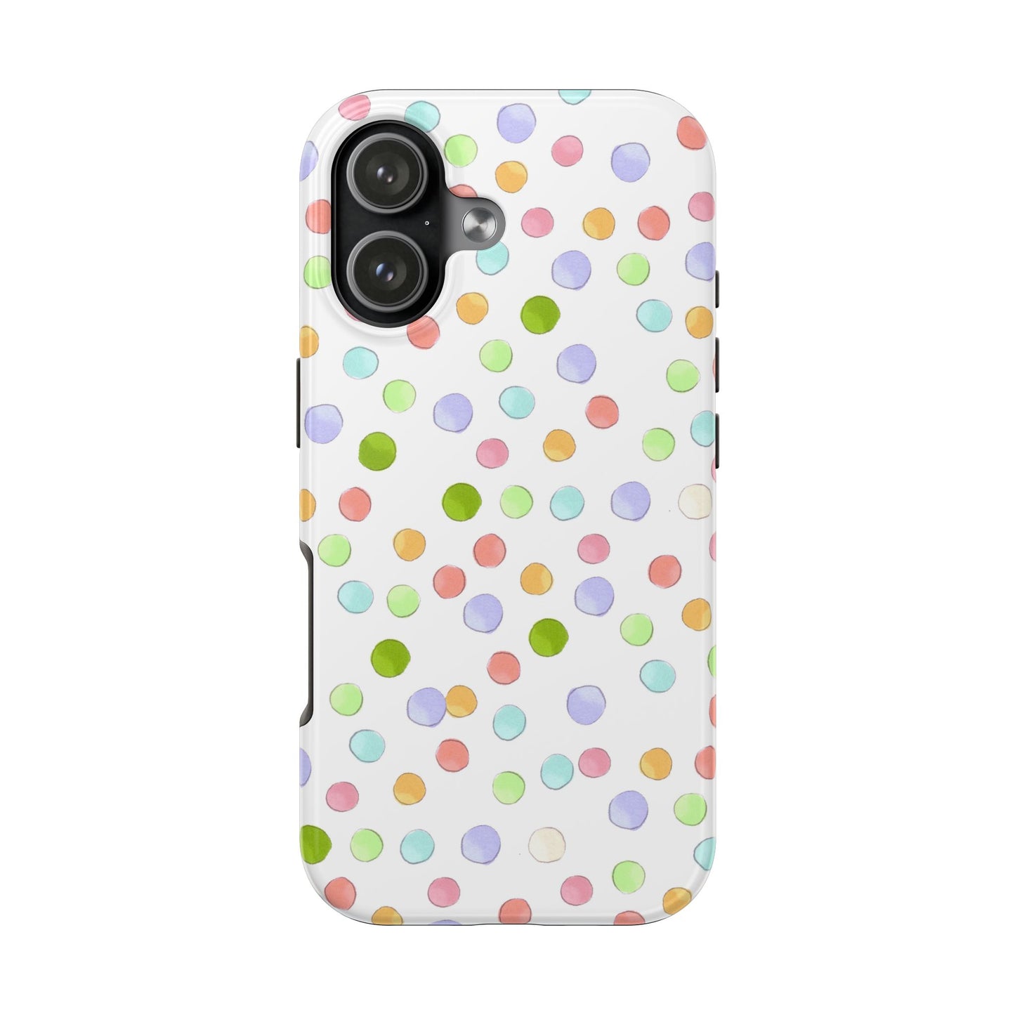 Happy Dots White Phone Case