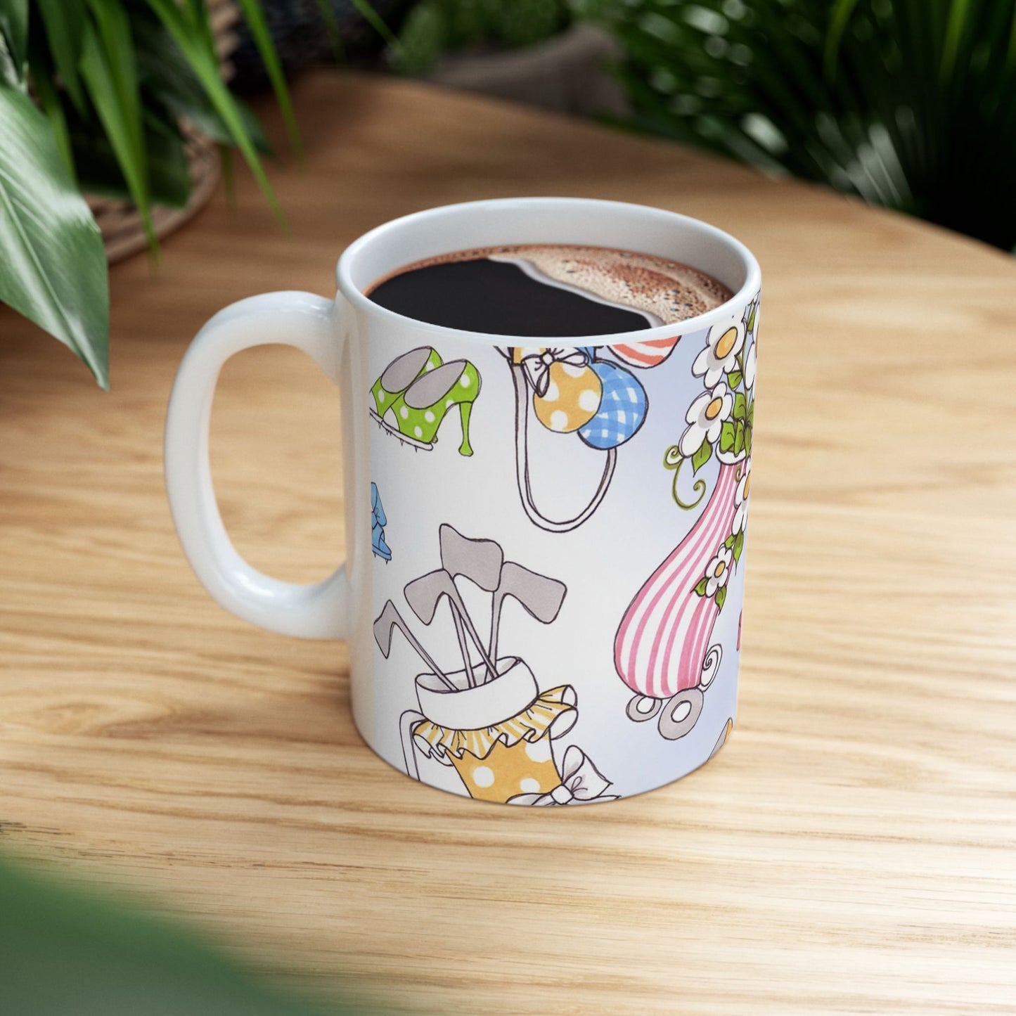 Bags & Shoes Blue Cup