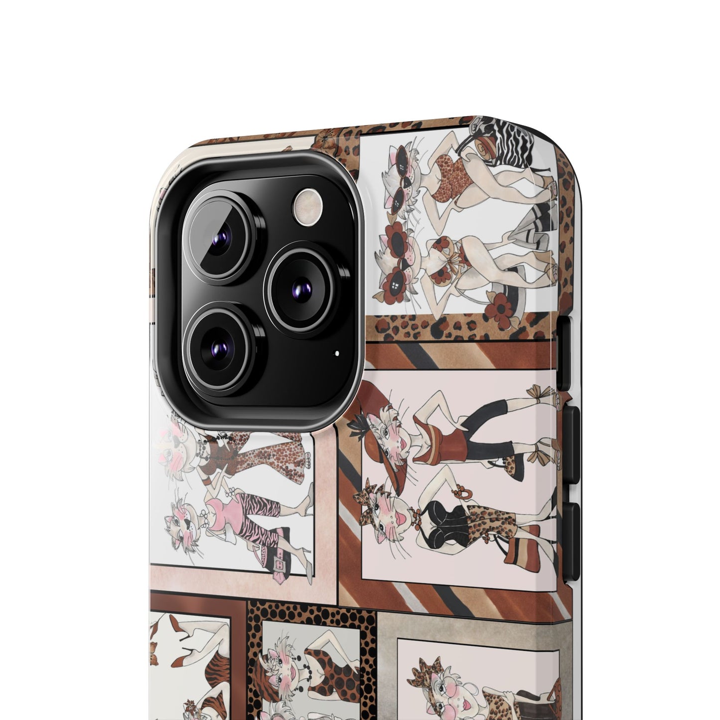 Wild Cat Woman Phone Case