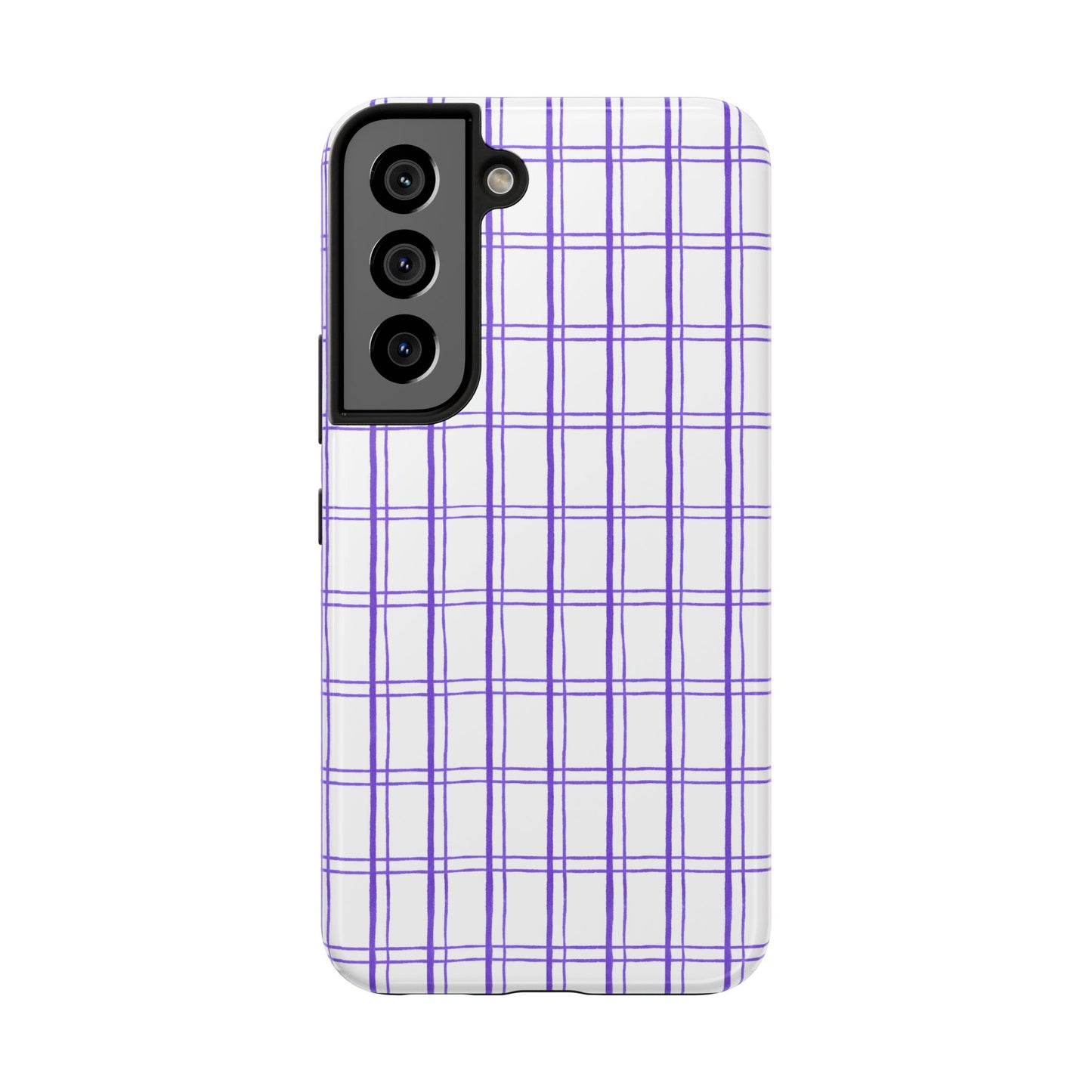 Kitchen Plaid White / Blue Phone Case