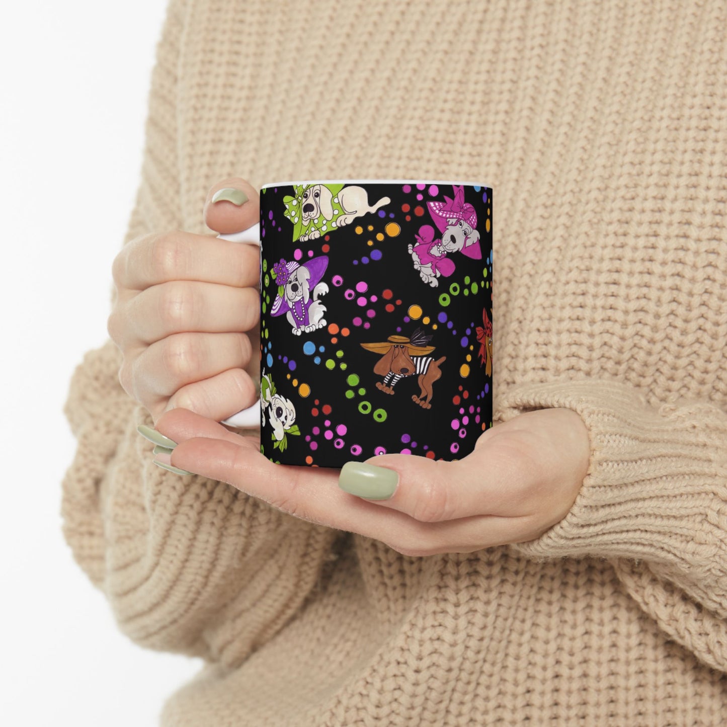 Spot the Dog Black / Multi Cup