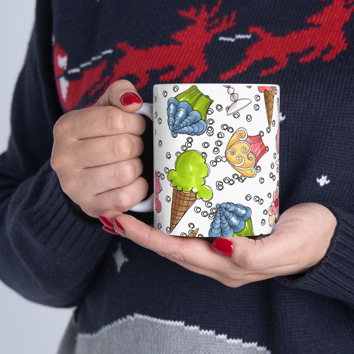 Resort Food White Cup