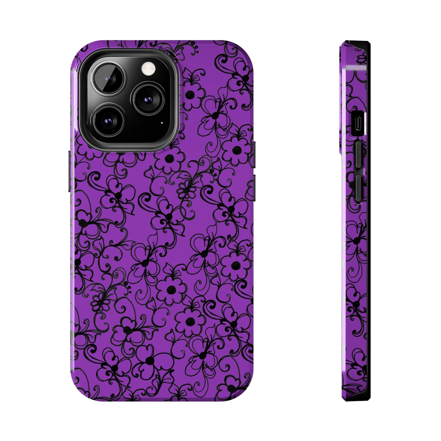 Daisy Jungle Purple Phone Case