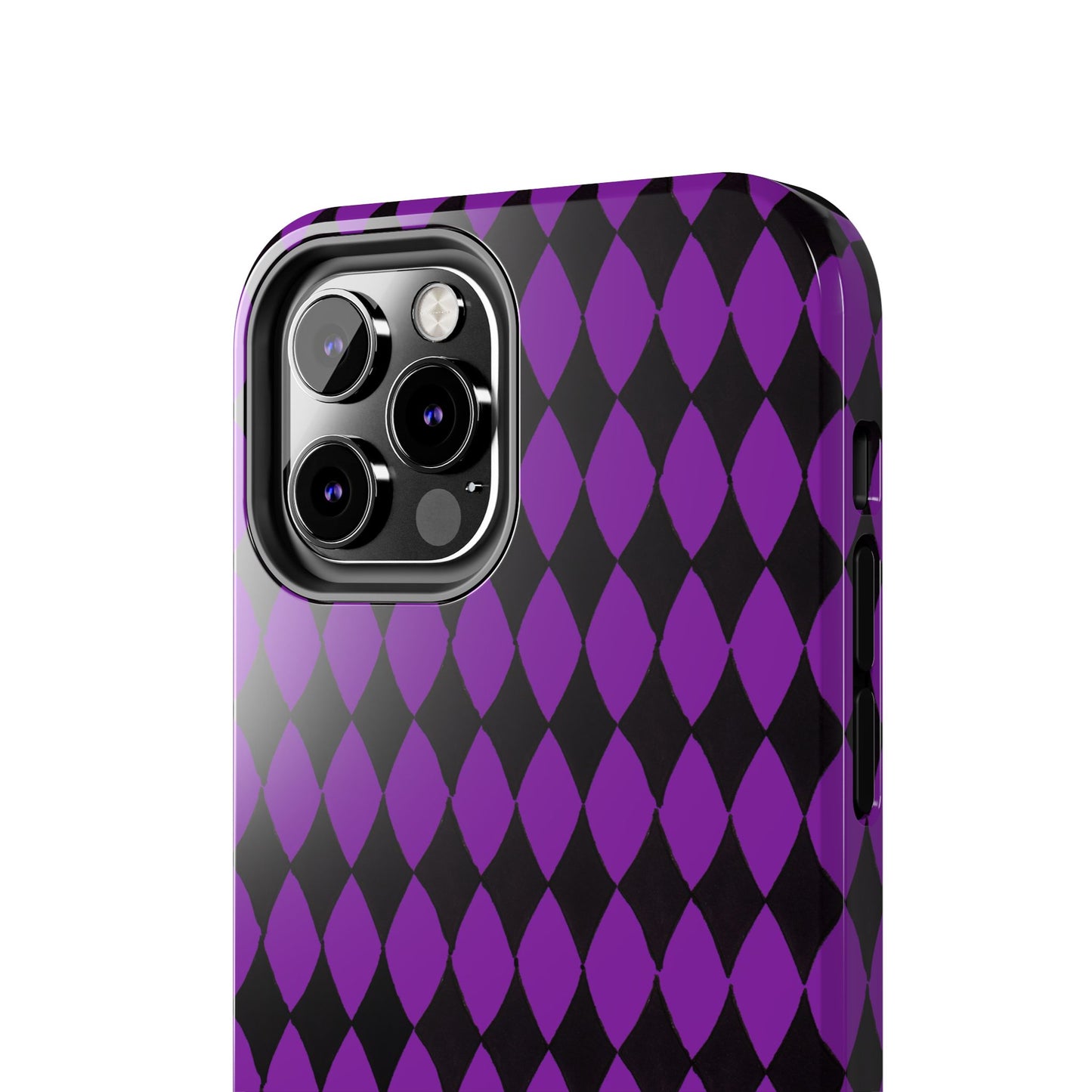 Diamond Purple / Black Phone Case