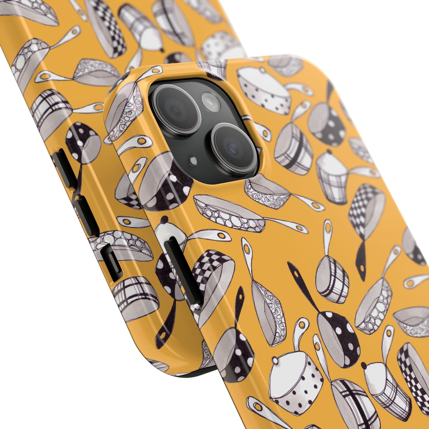 Pots & Pans Flyin' Yellow Phone Case