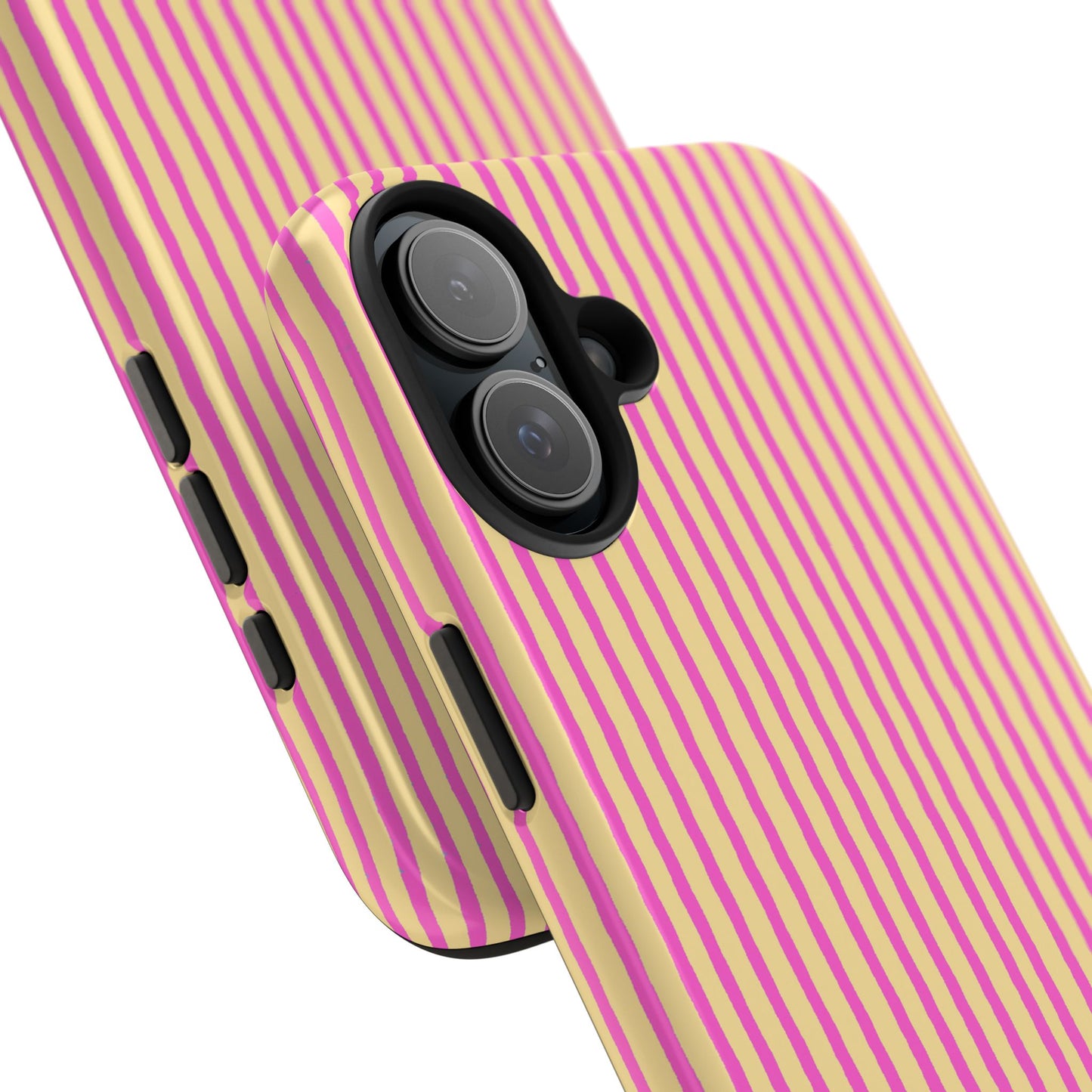 Stripe Yellow / Pink Phone Case