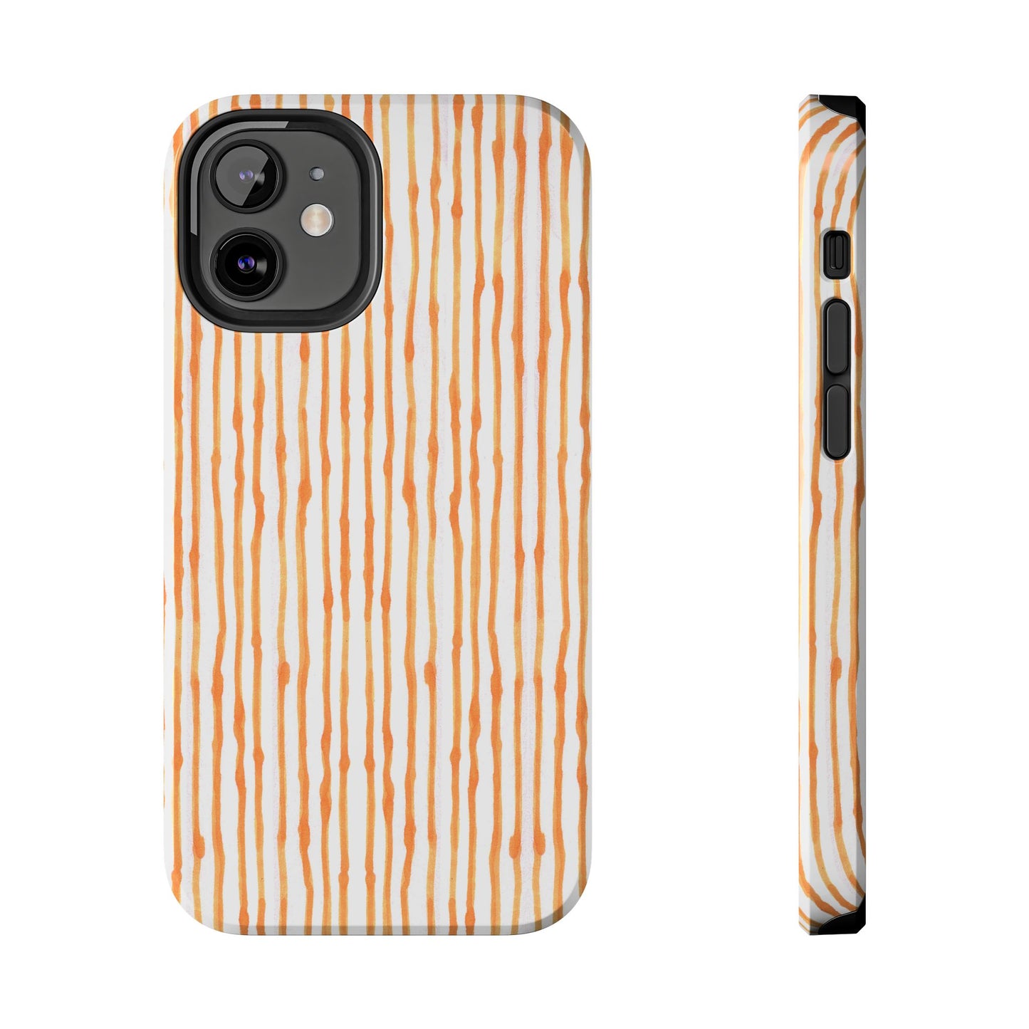 Faux Seersucker White / Melon Phone Case