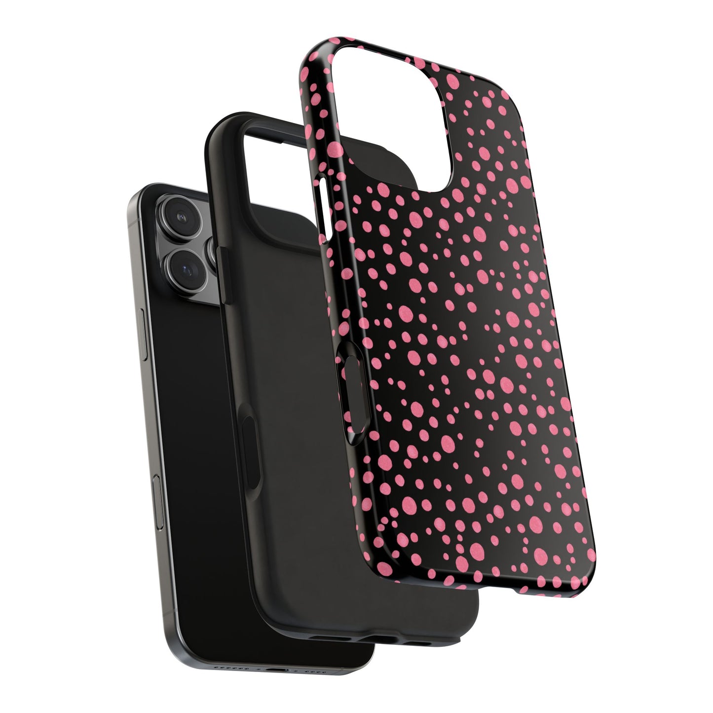 Balloon Dots Black / Pink Phone Case