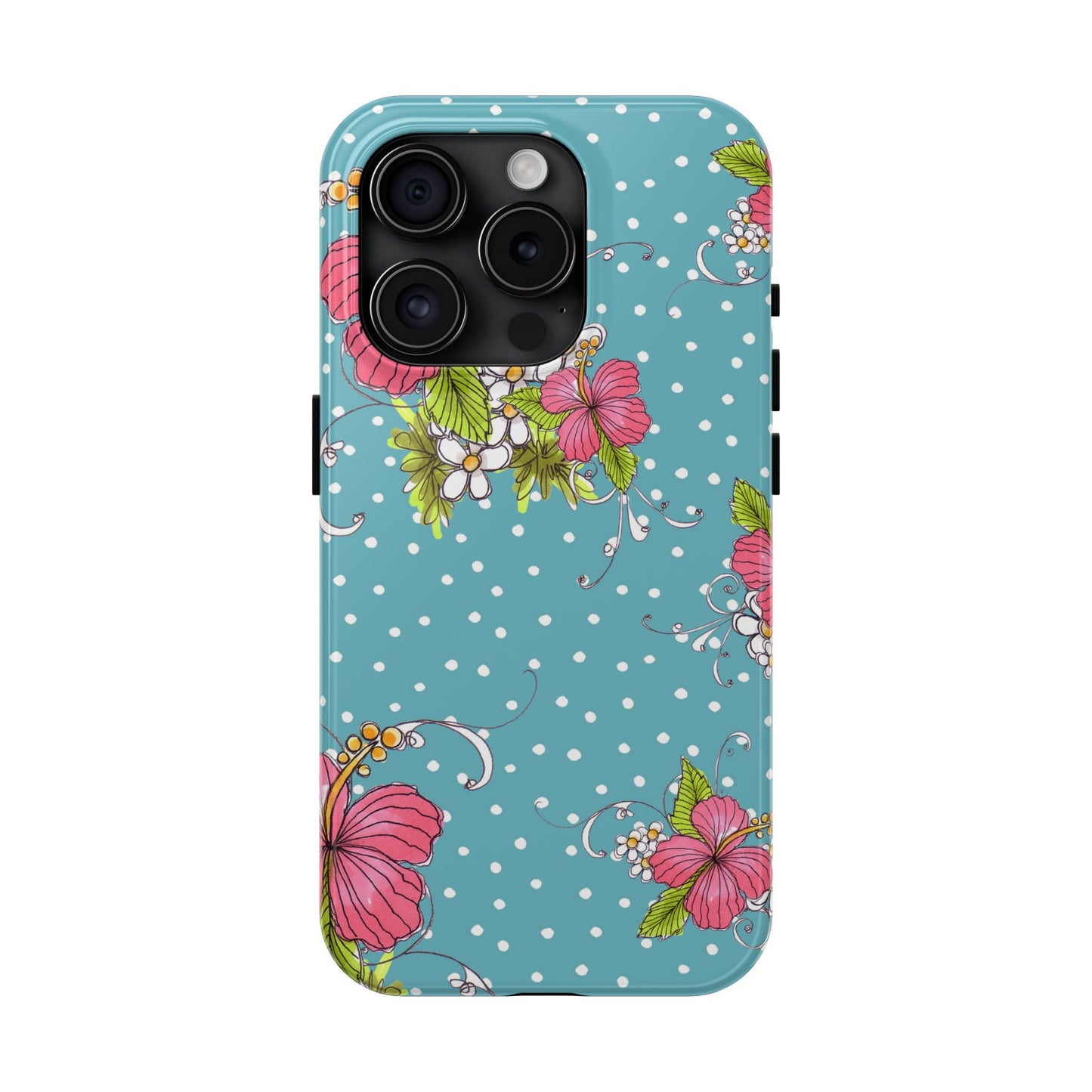 Lady Luau Turquoise Phone Case