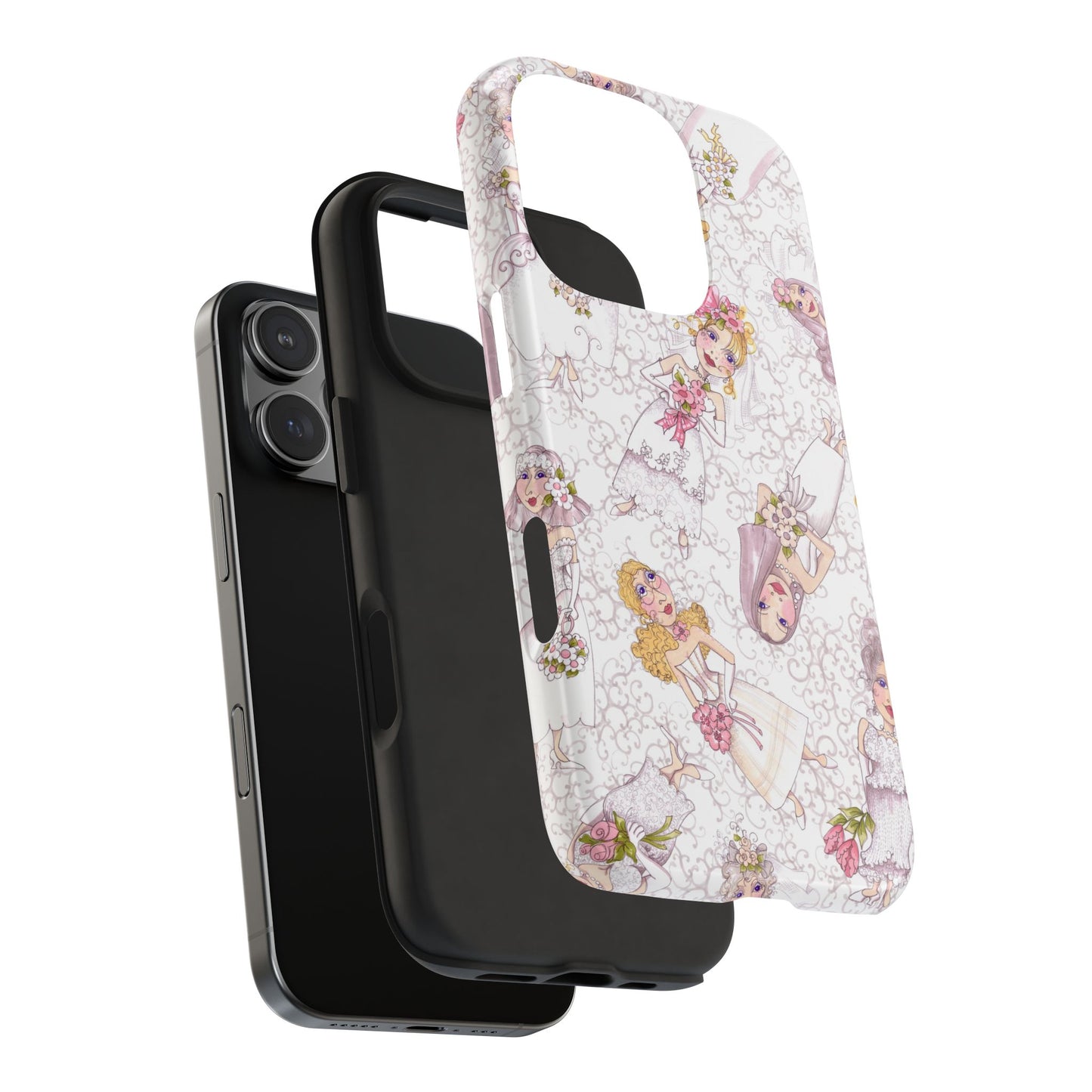 Bridal Scroll Phone Case