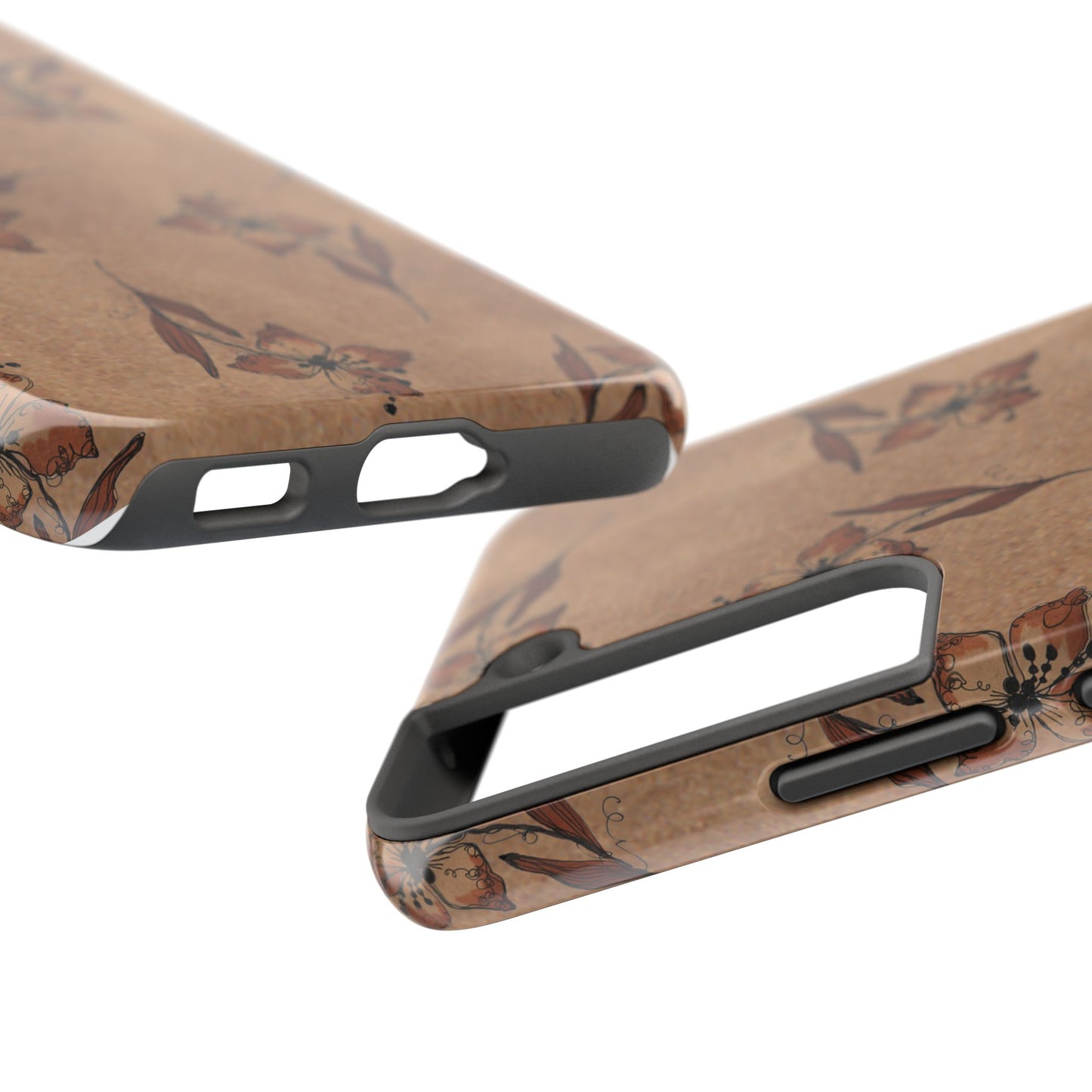 Brown Buds Phone Case