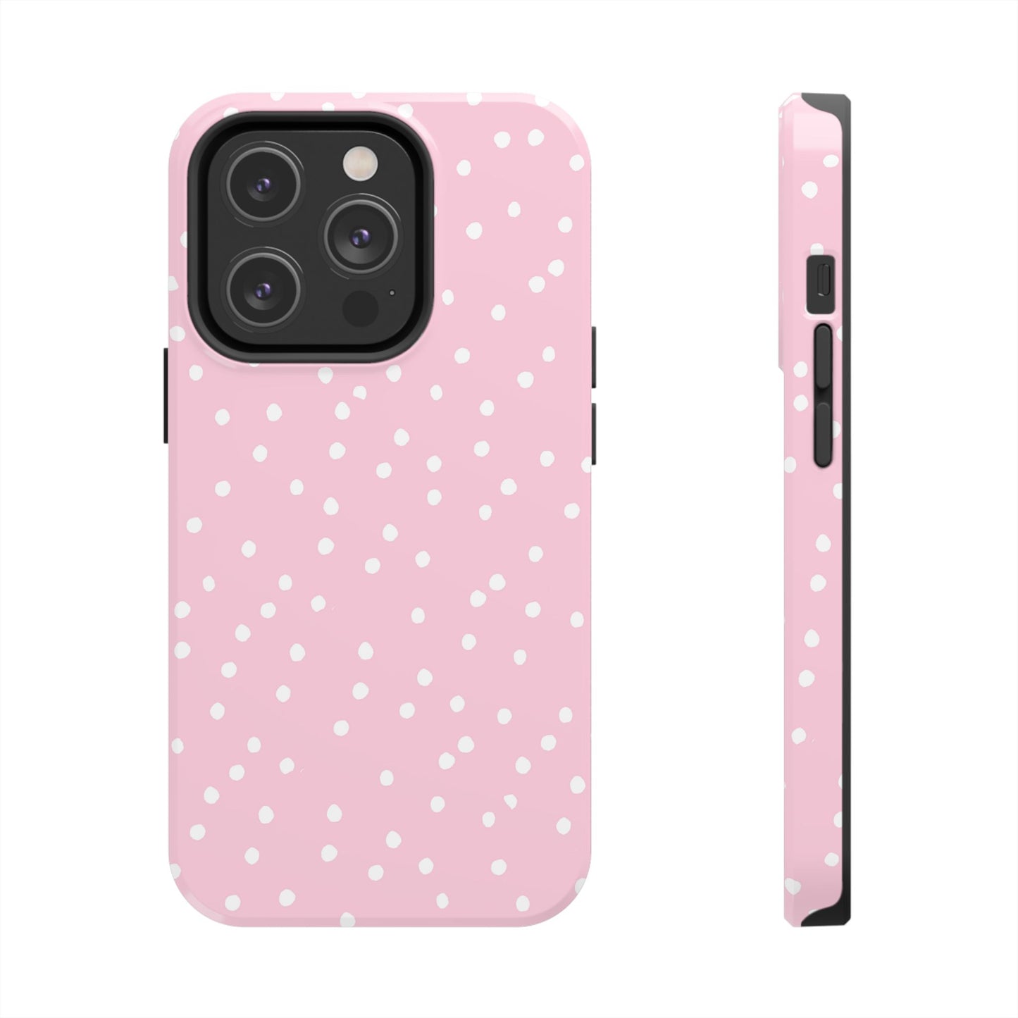 Space Dots Pink / White Phone Case