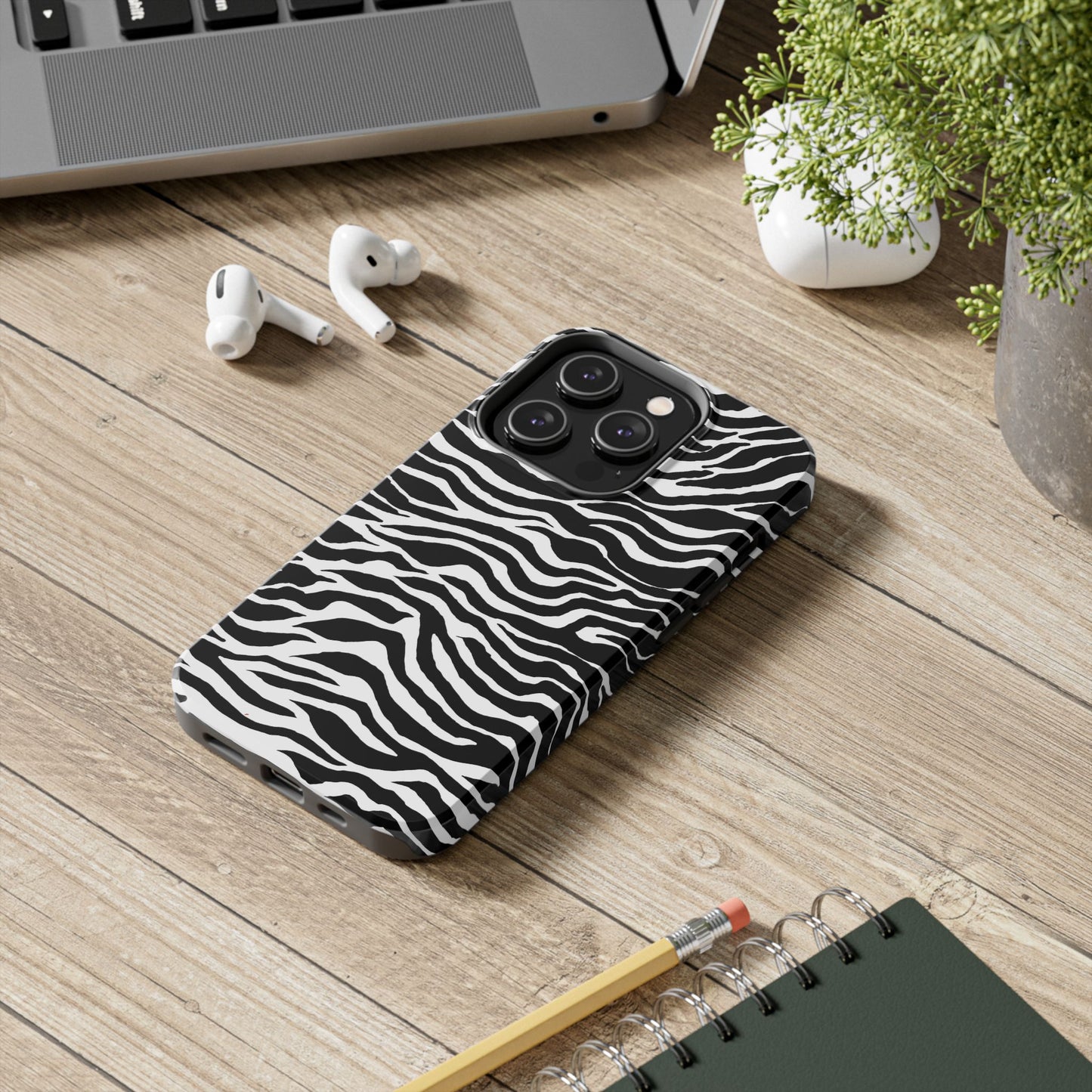 Zebra White Phone Case