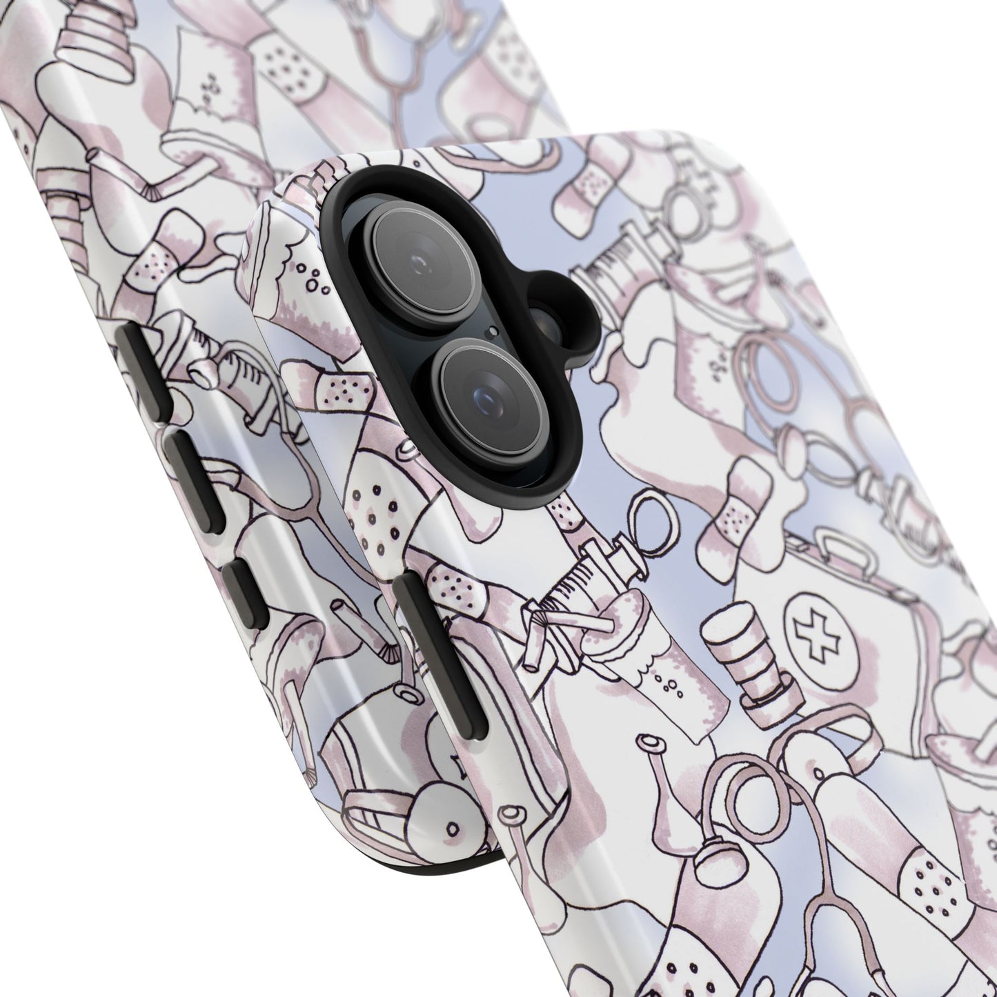 Med Stuff Blue Phone Case