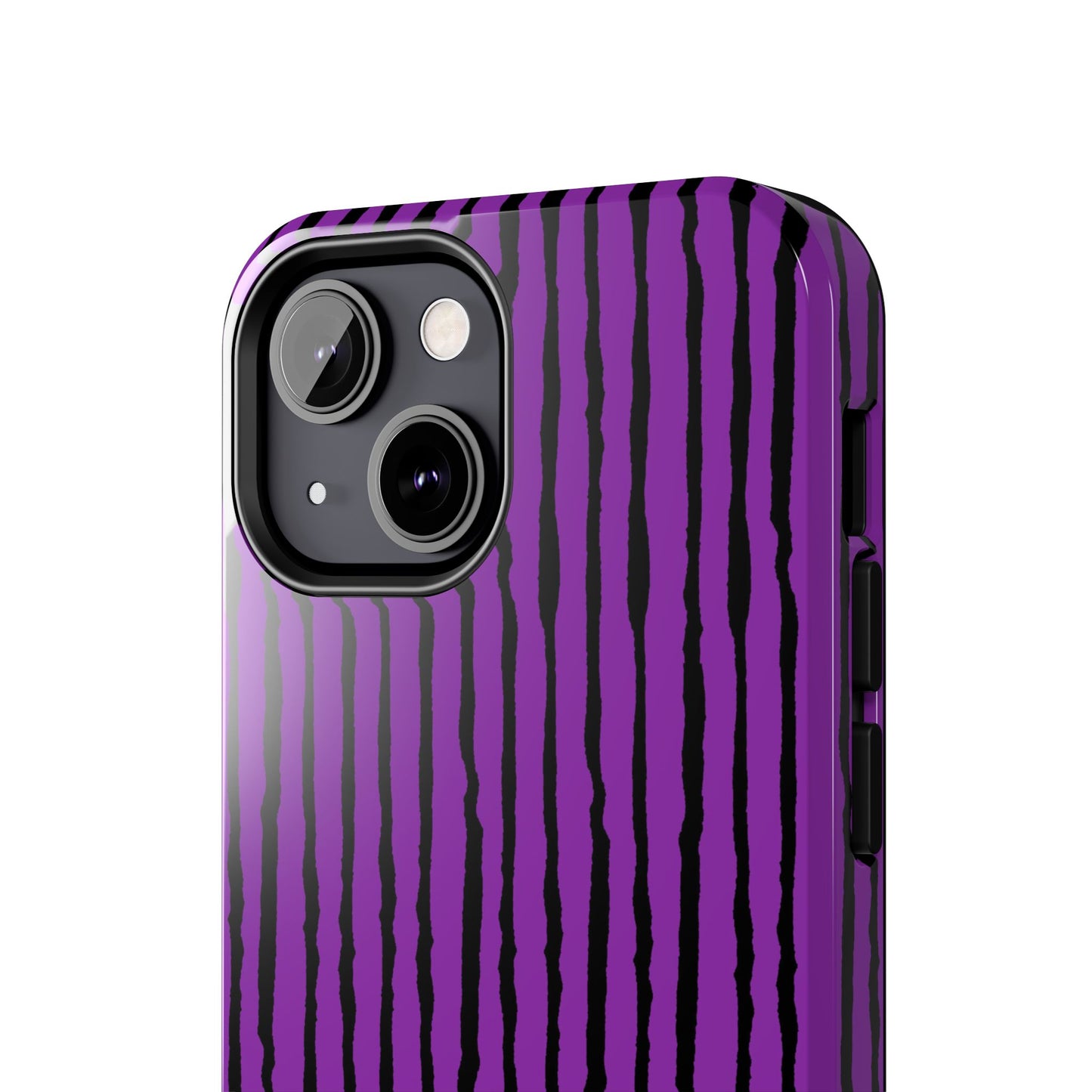 Sorta Stripe Purple / Black Phone Case