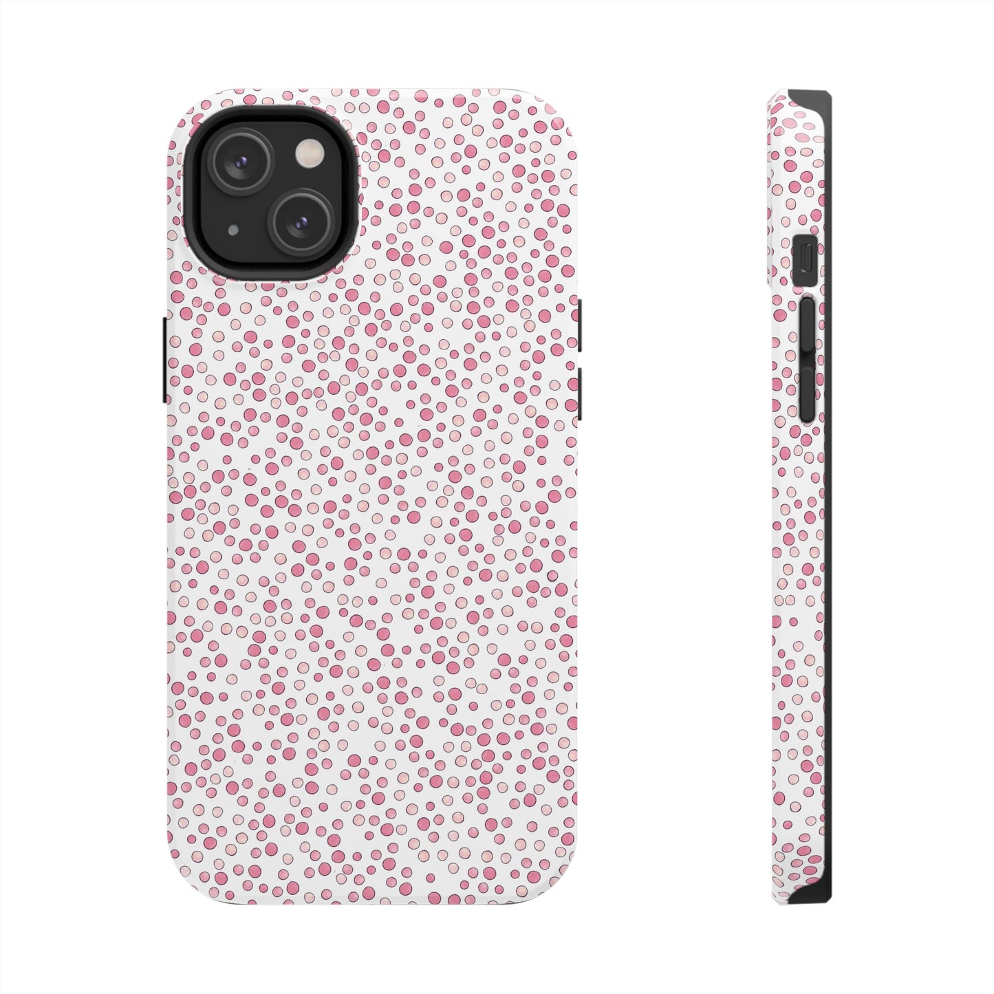 Water Spot Pink / White Phone Case