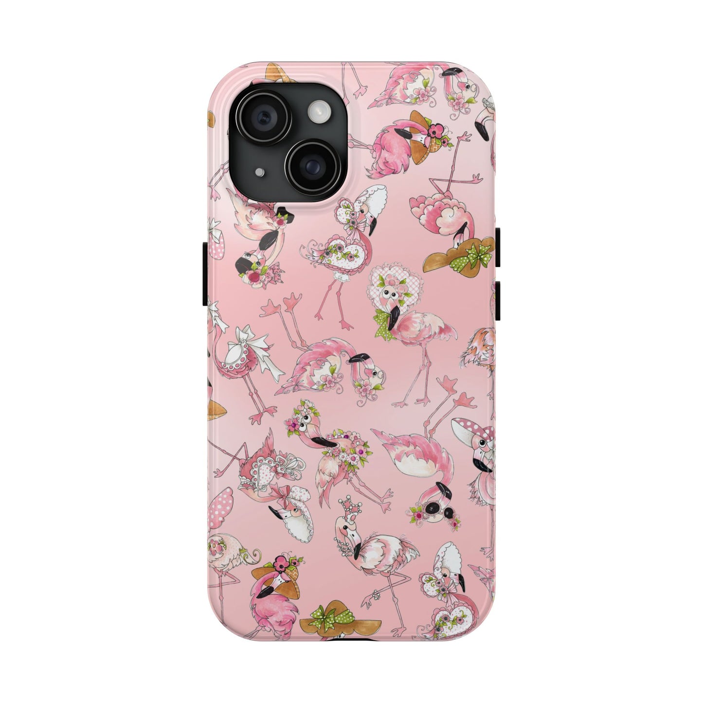 Tossed Flams Pink Phone Case