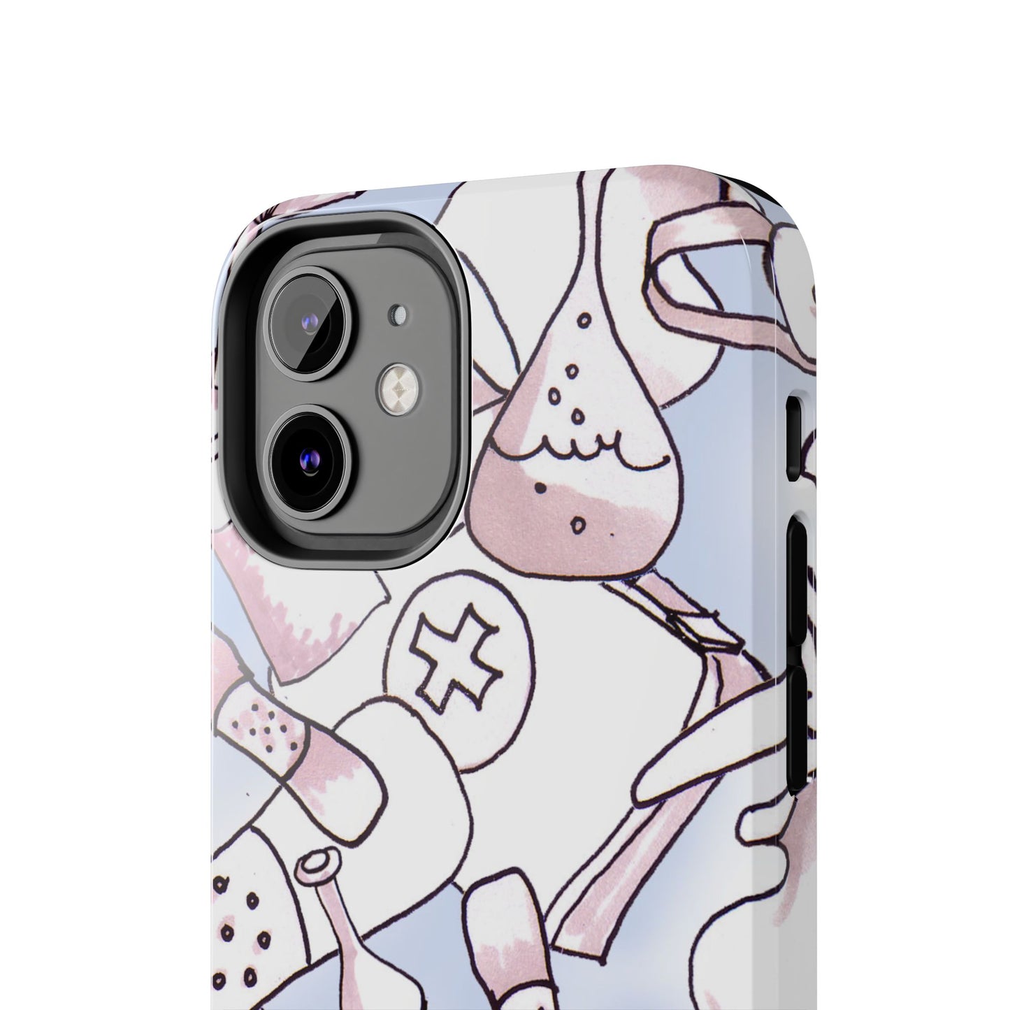 Med Stuff Blue Phone Case