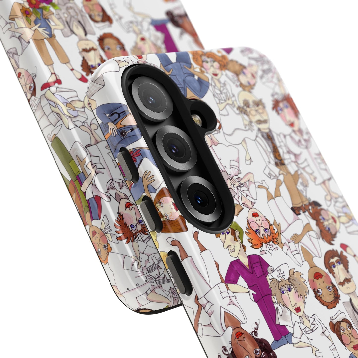 Diverse Nurse White Phone Case