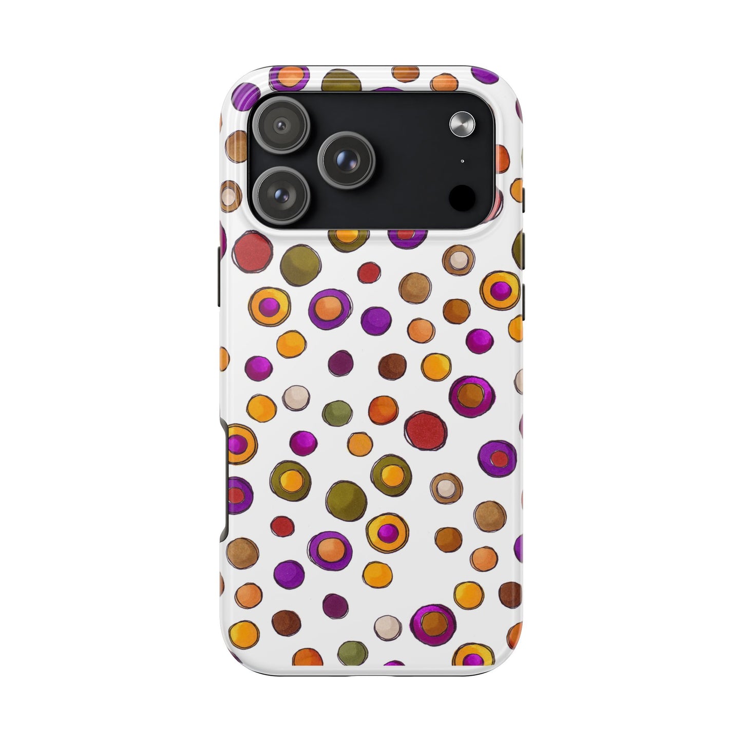 Sesame Dot White Phone Case