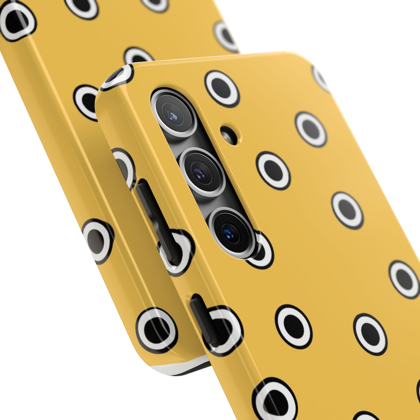 CD Dots Yellow / Black Phone Case