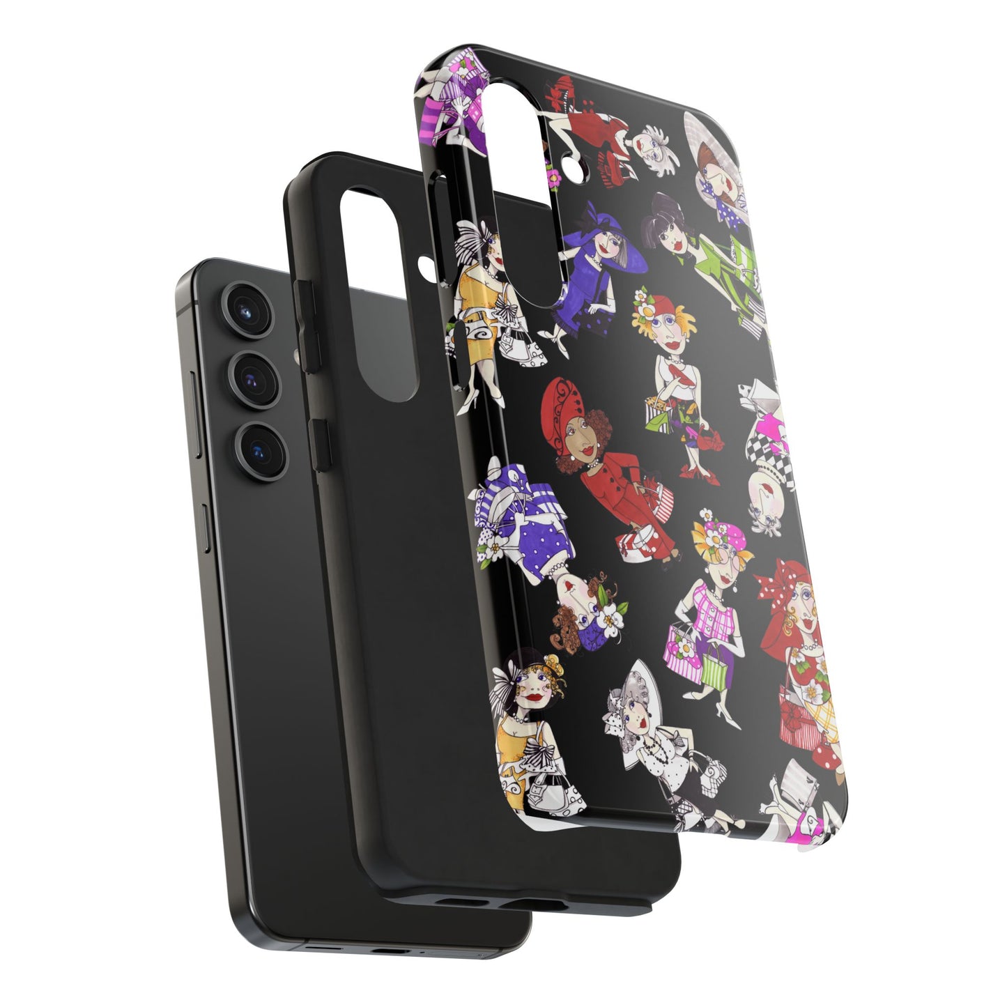 Gone Shopping Tossed Black Phone Case