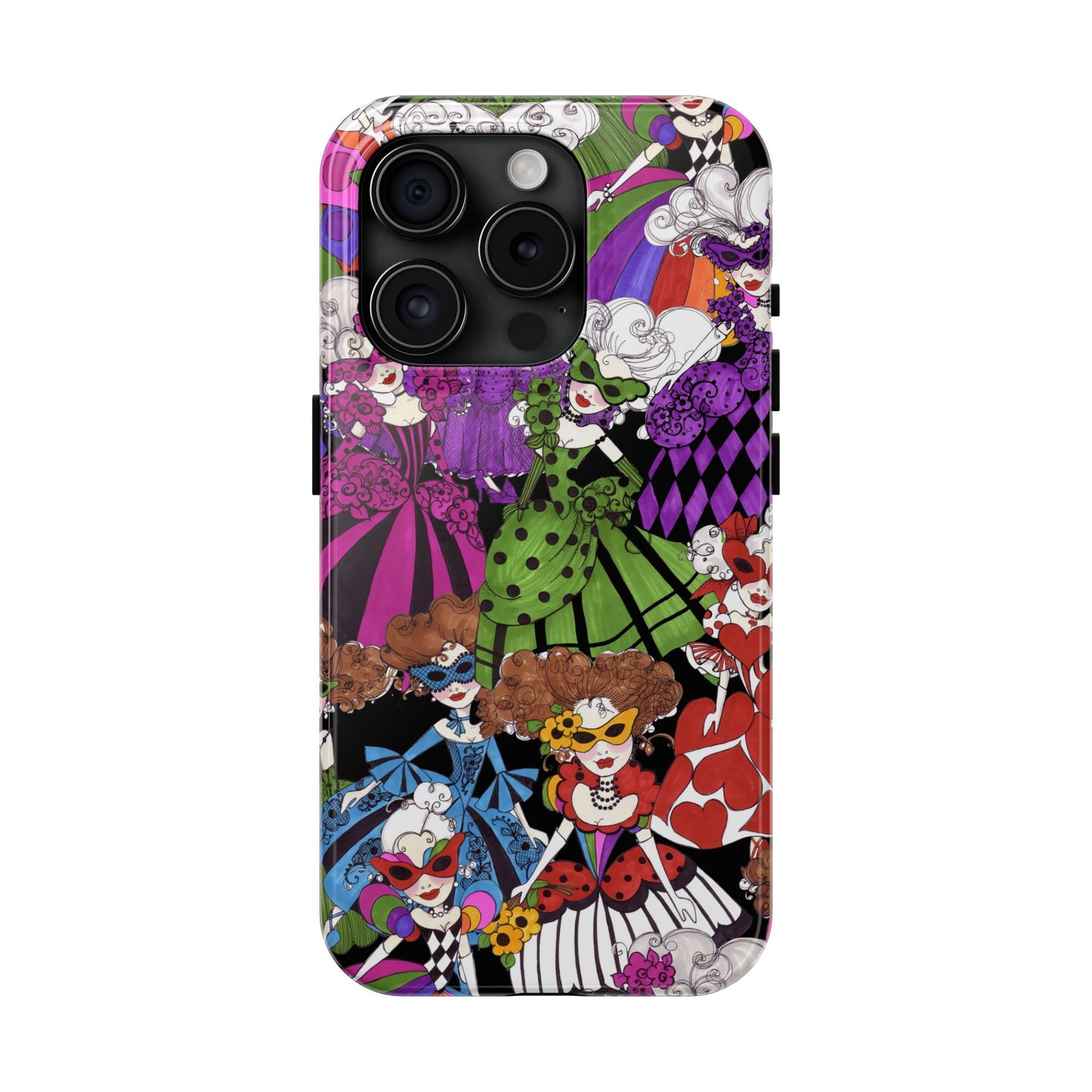 Crowded Dance Floor Black Phone Case