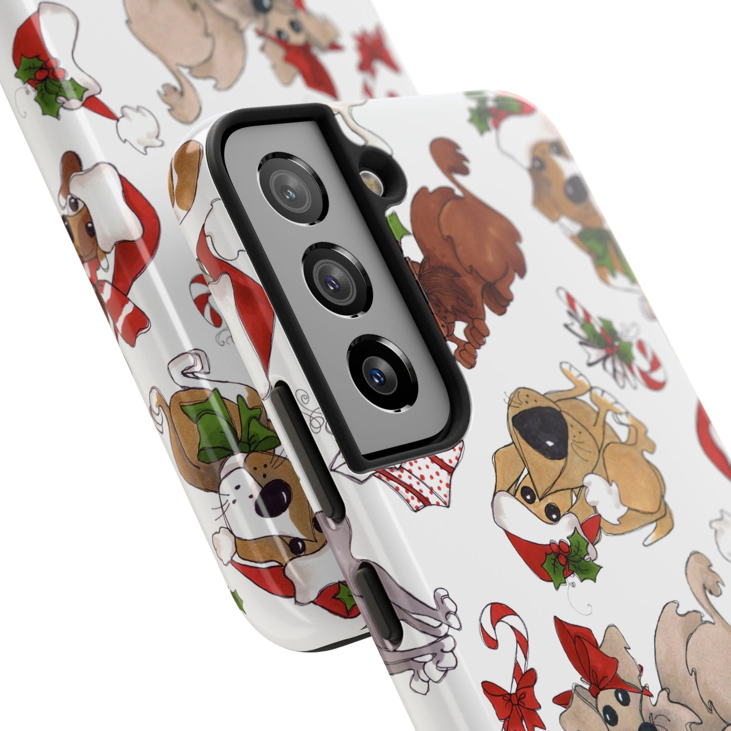 Doggie Toss White Phone Case