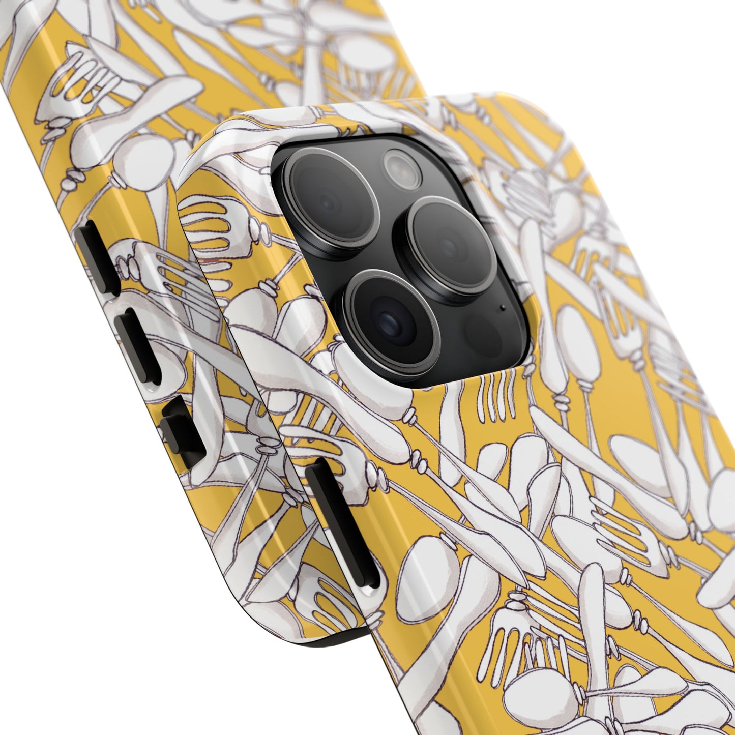Silverware Wars Yellow Phone Case