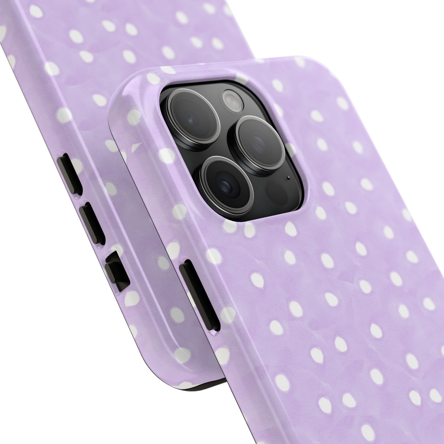 Space Dots Lilac / White Phone Case