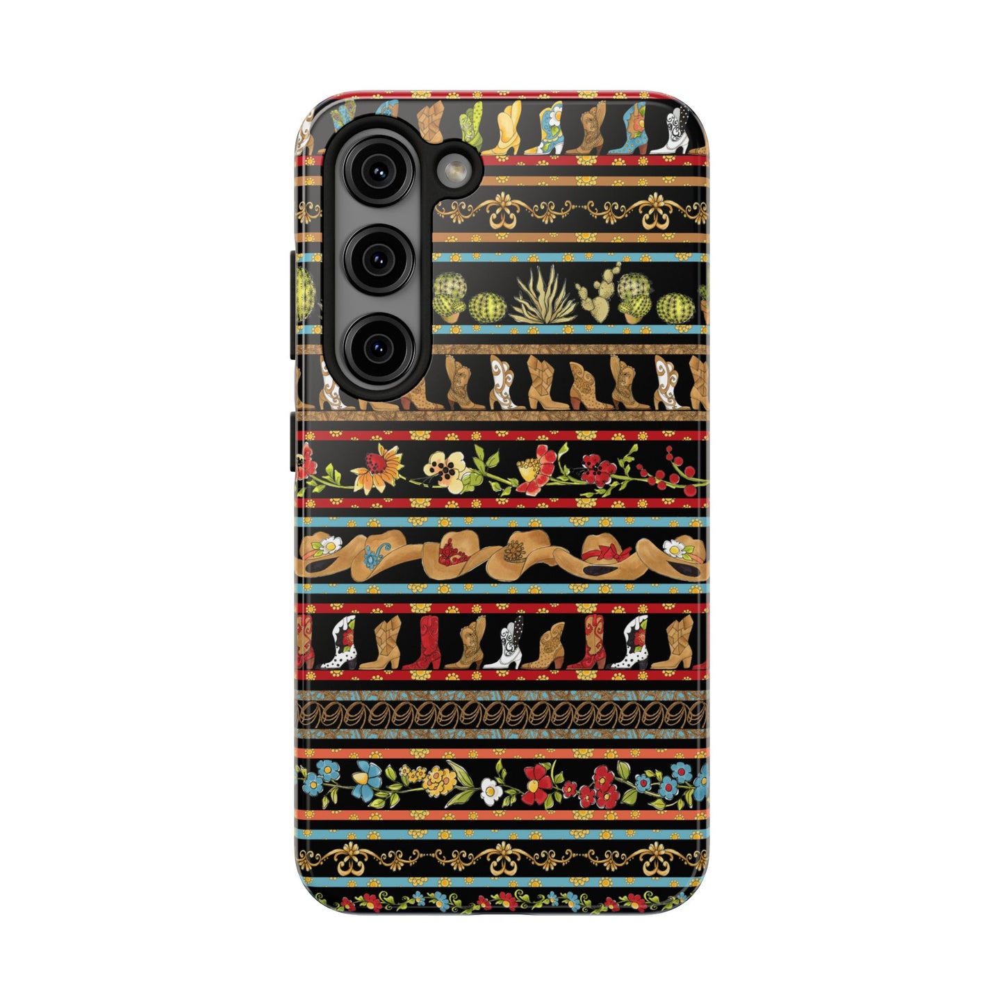 Whoa Borders Black Phone Case