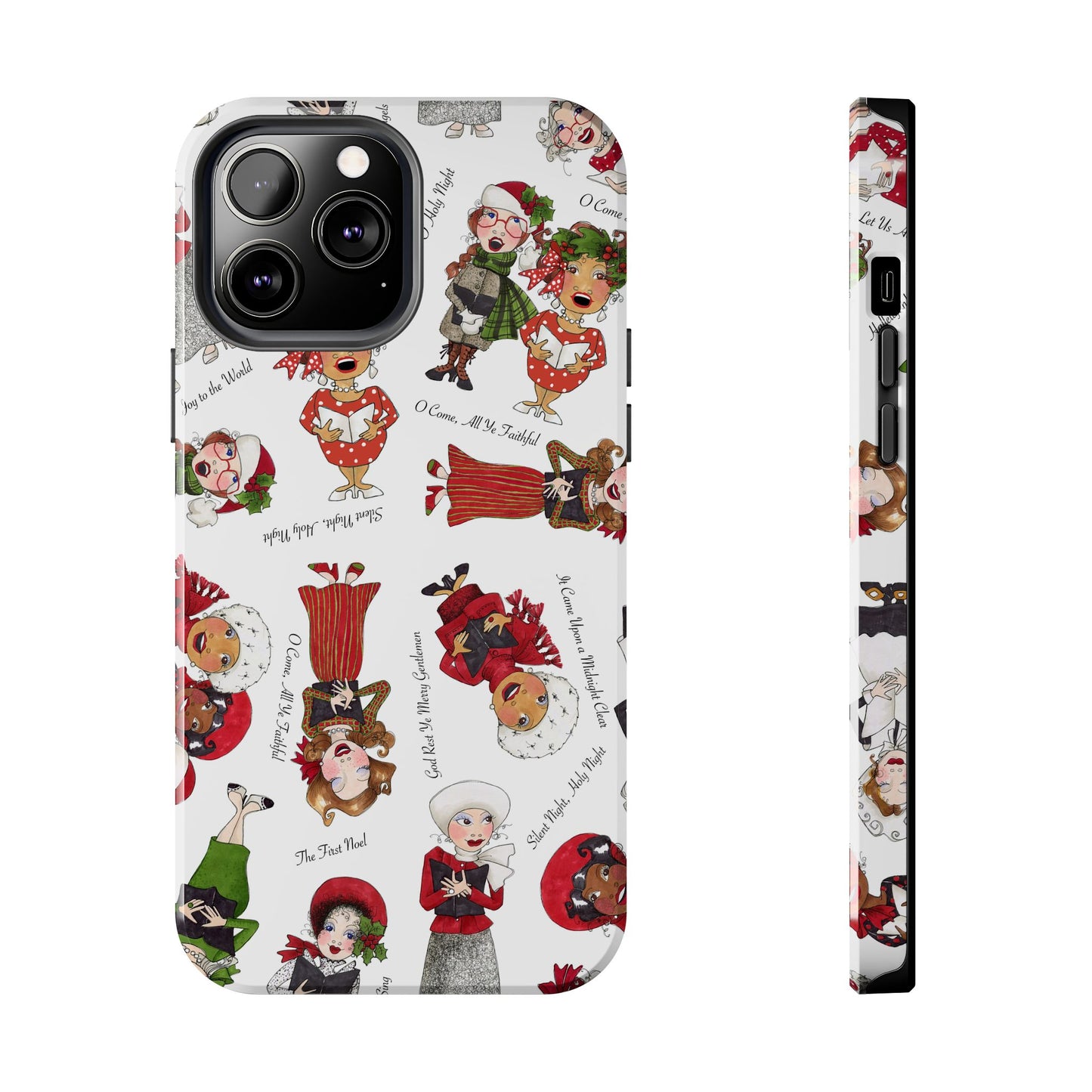 Tossed Carolers Phone Case