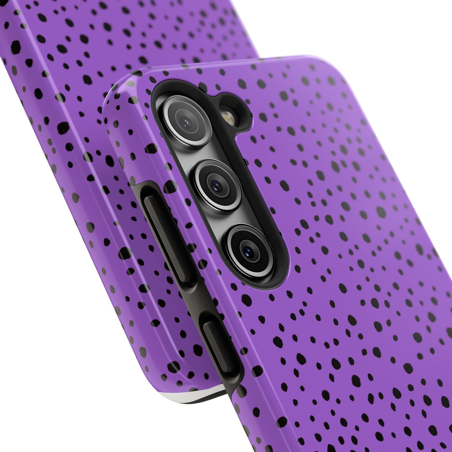 Pepper Dots Purple / Black Phone Case