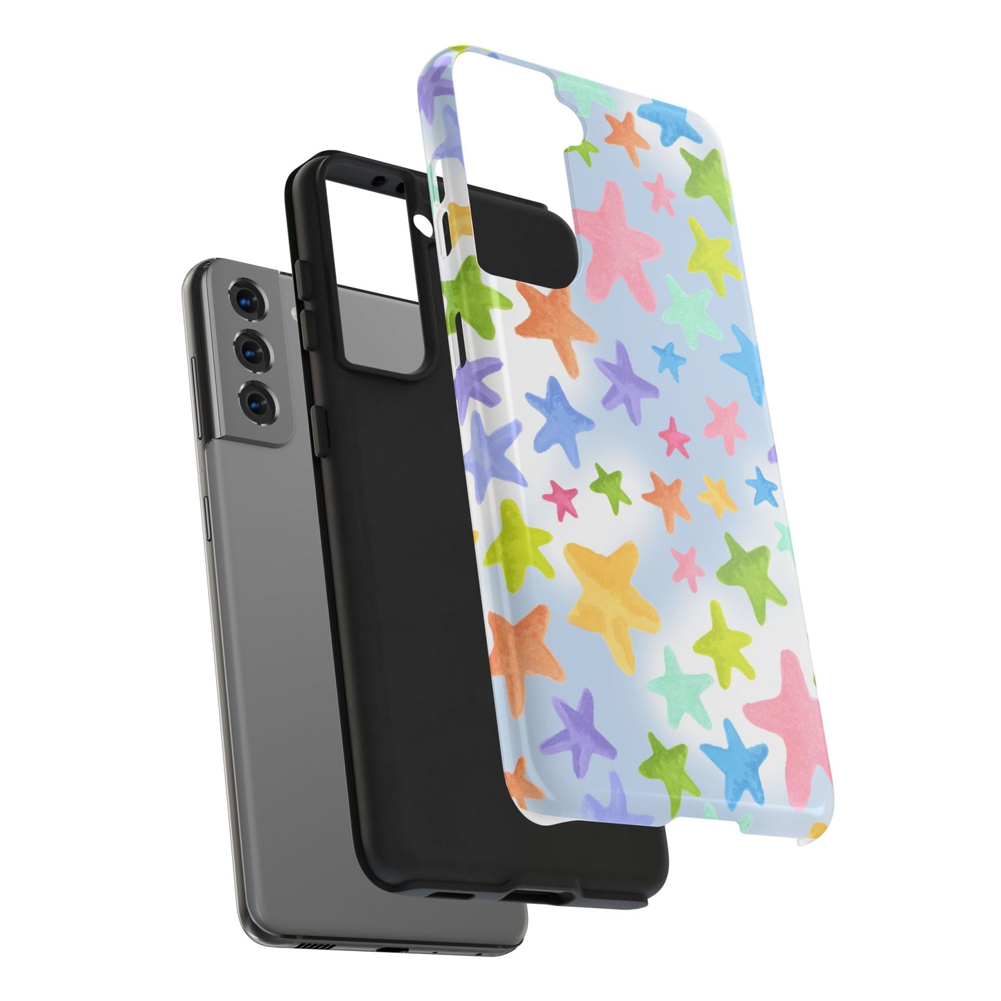 Happy Stars Blue Sky Phone Case