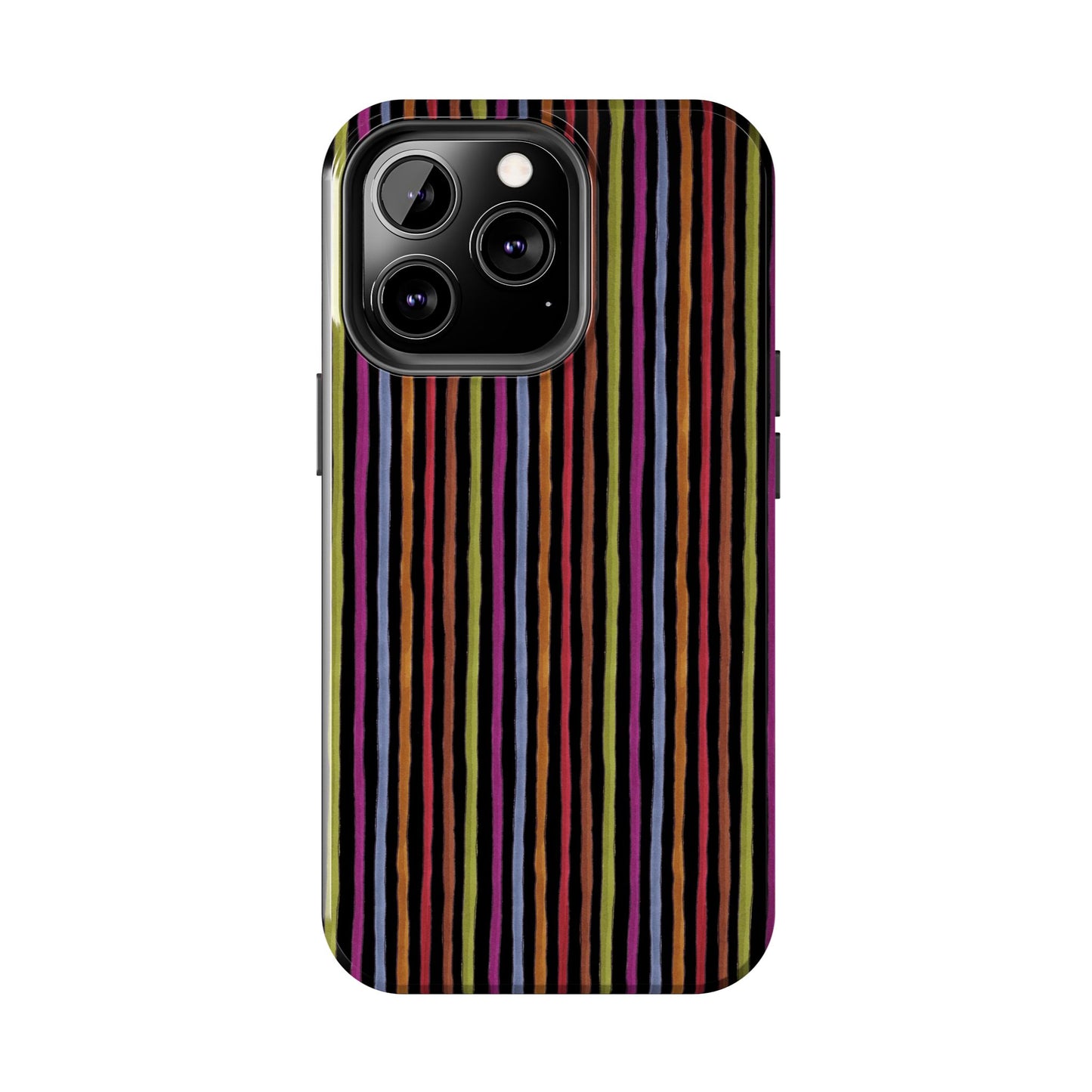 Stripe Black Phone Case