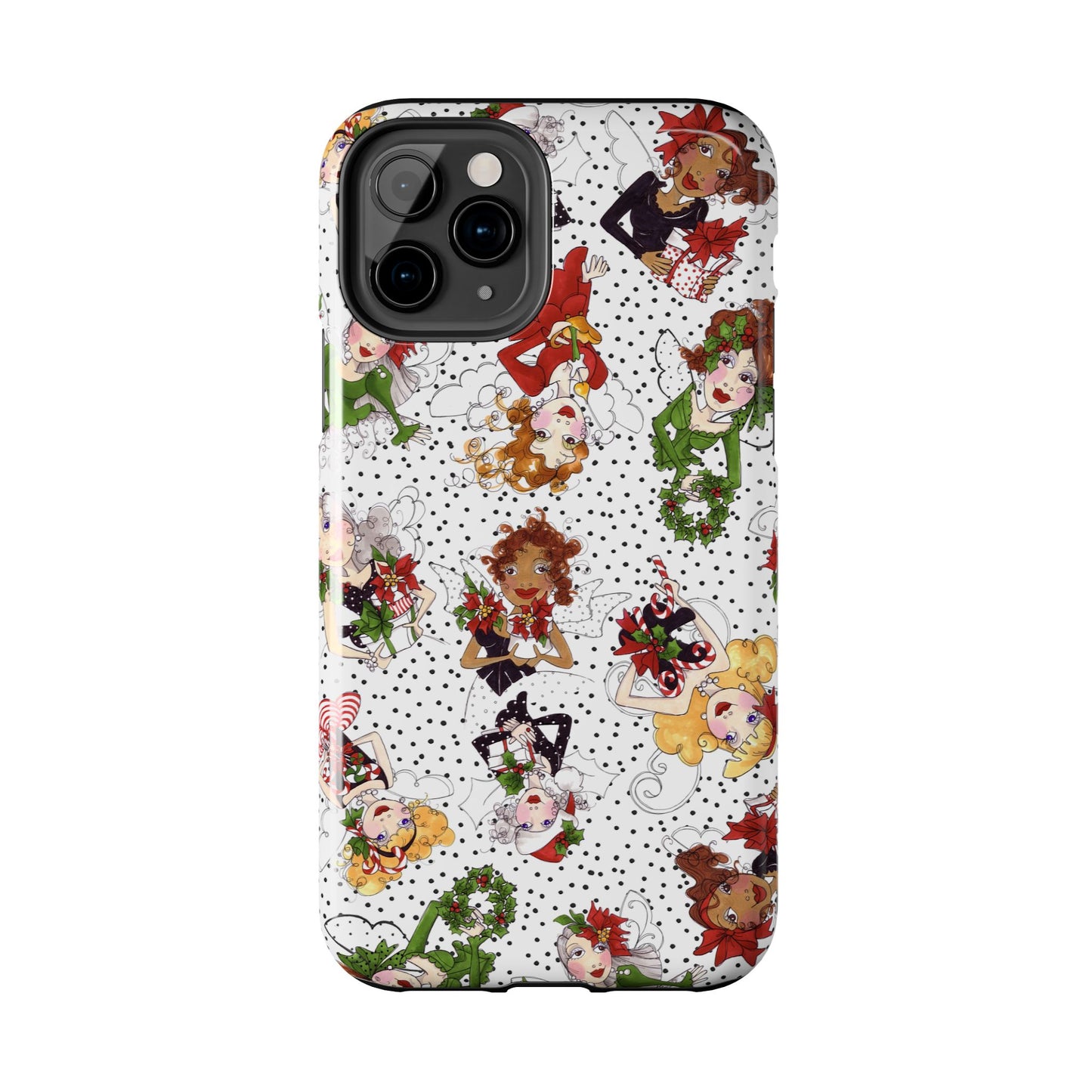 Fairy Toss White / Black Phone Case