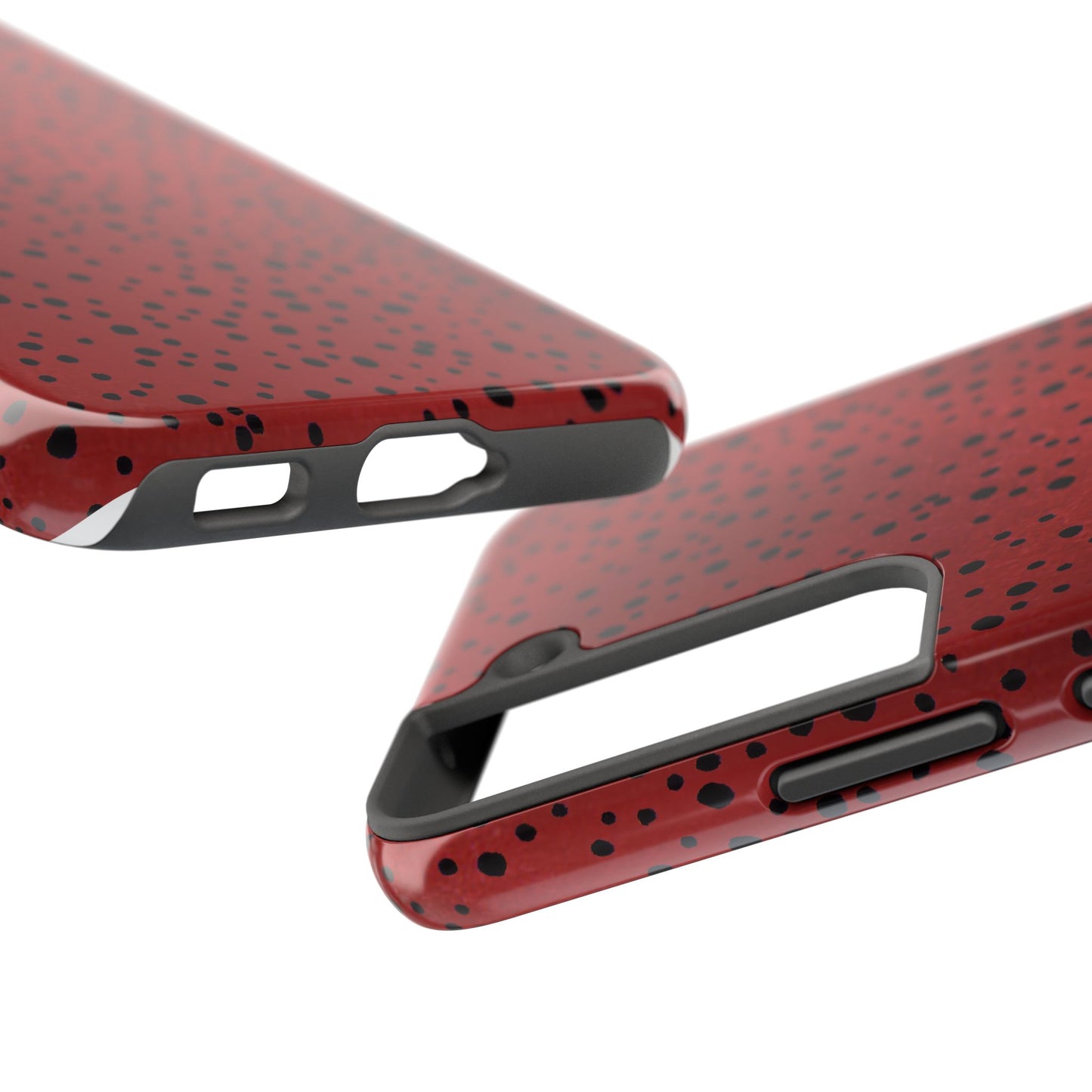 Pepper Dots Red / Black Phone Case